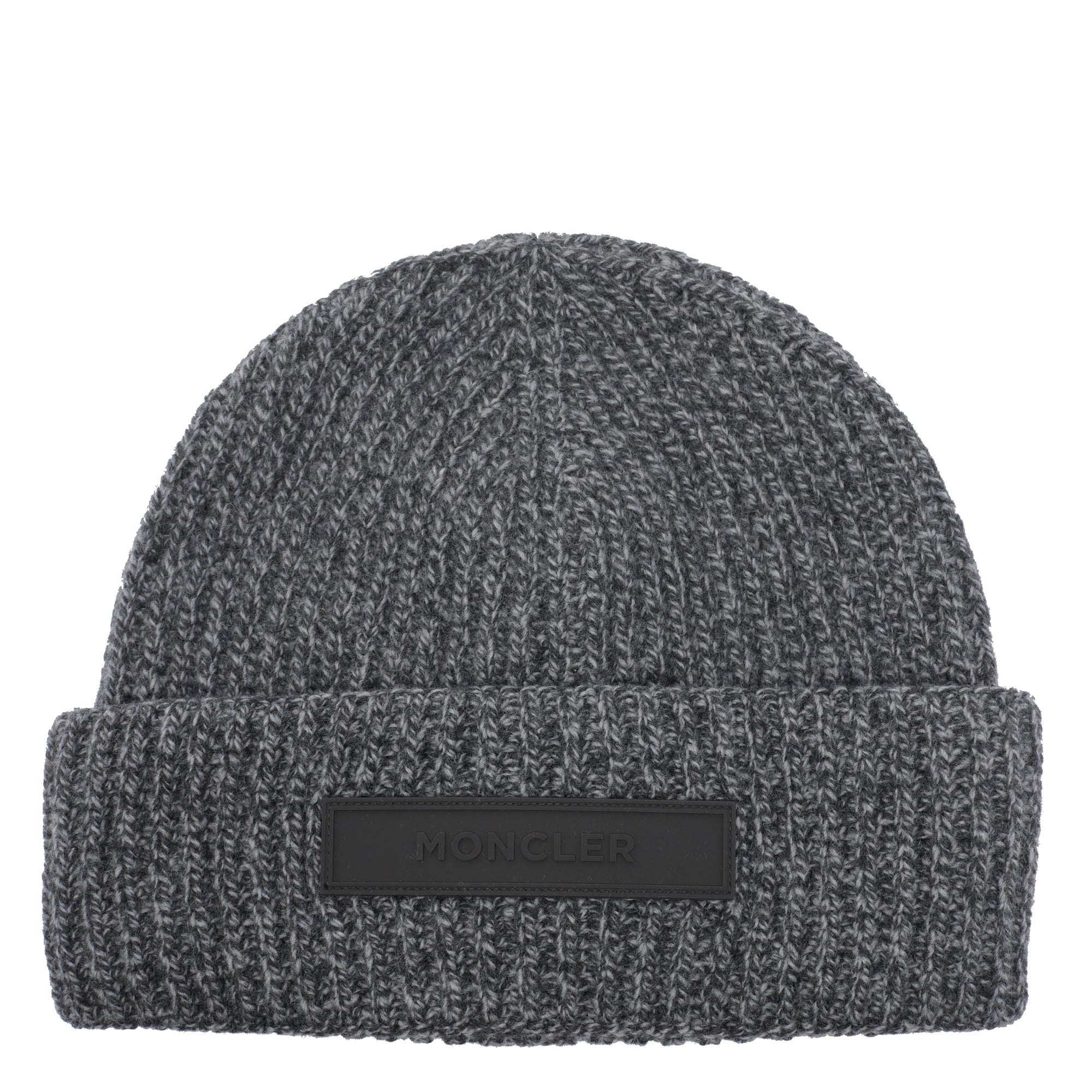 Moncler Hats Grey Virgin Wool Cashmere