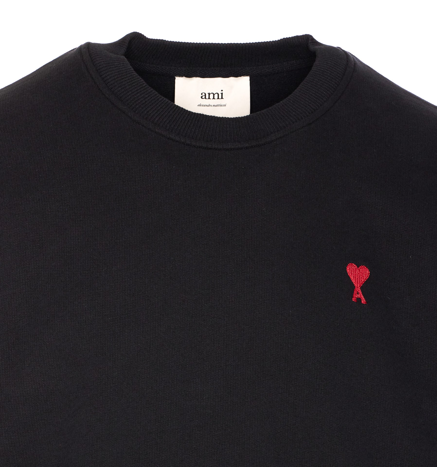 Ami Alexandre Matiussi Sweaters Black Cotton