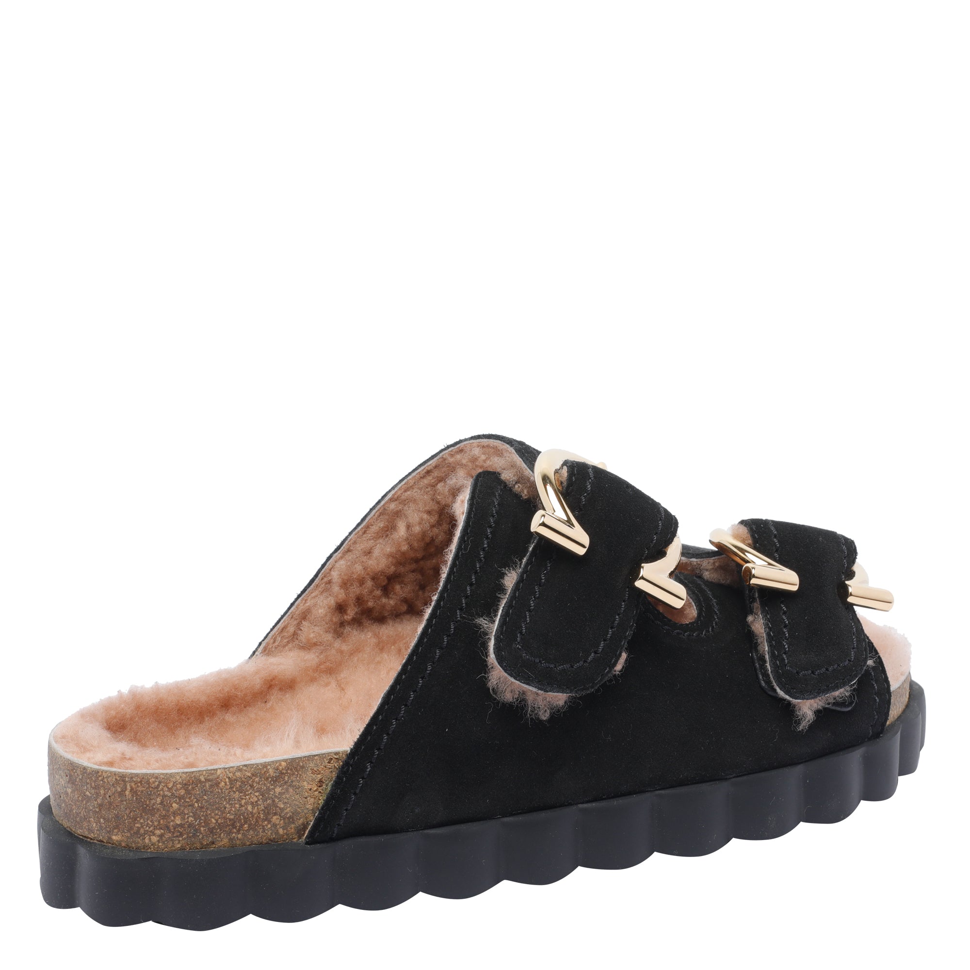 Ferragamo Sandals Black Calf Leather/rubber Sole