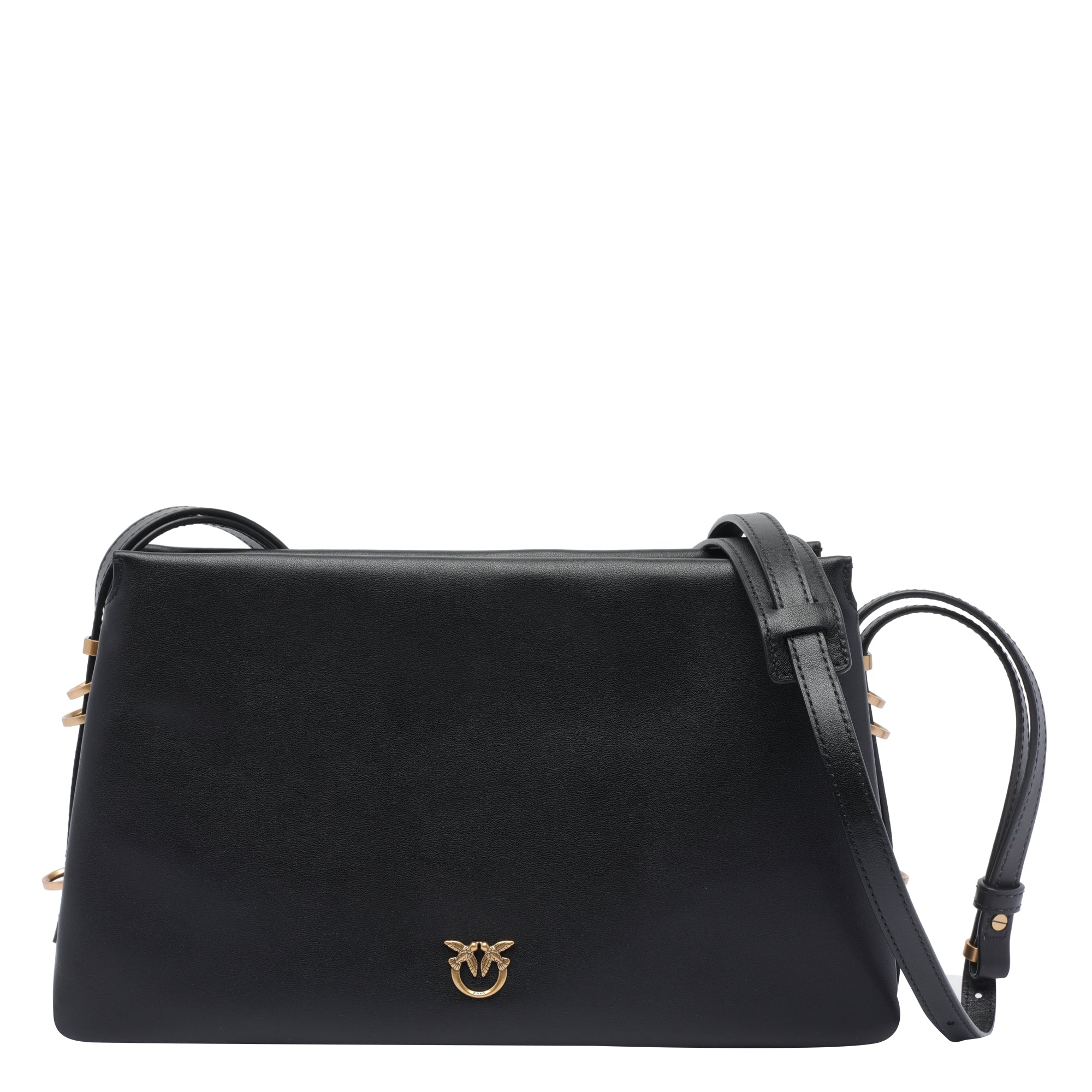 Pinko Bags Black Calf Leather