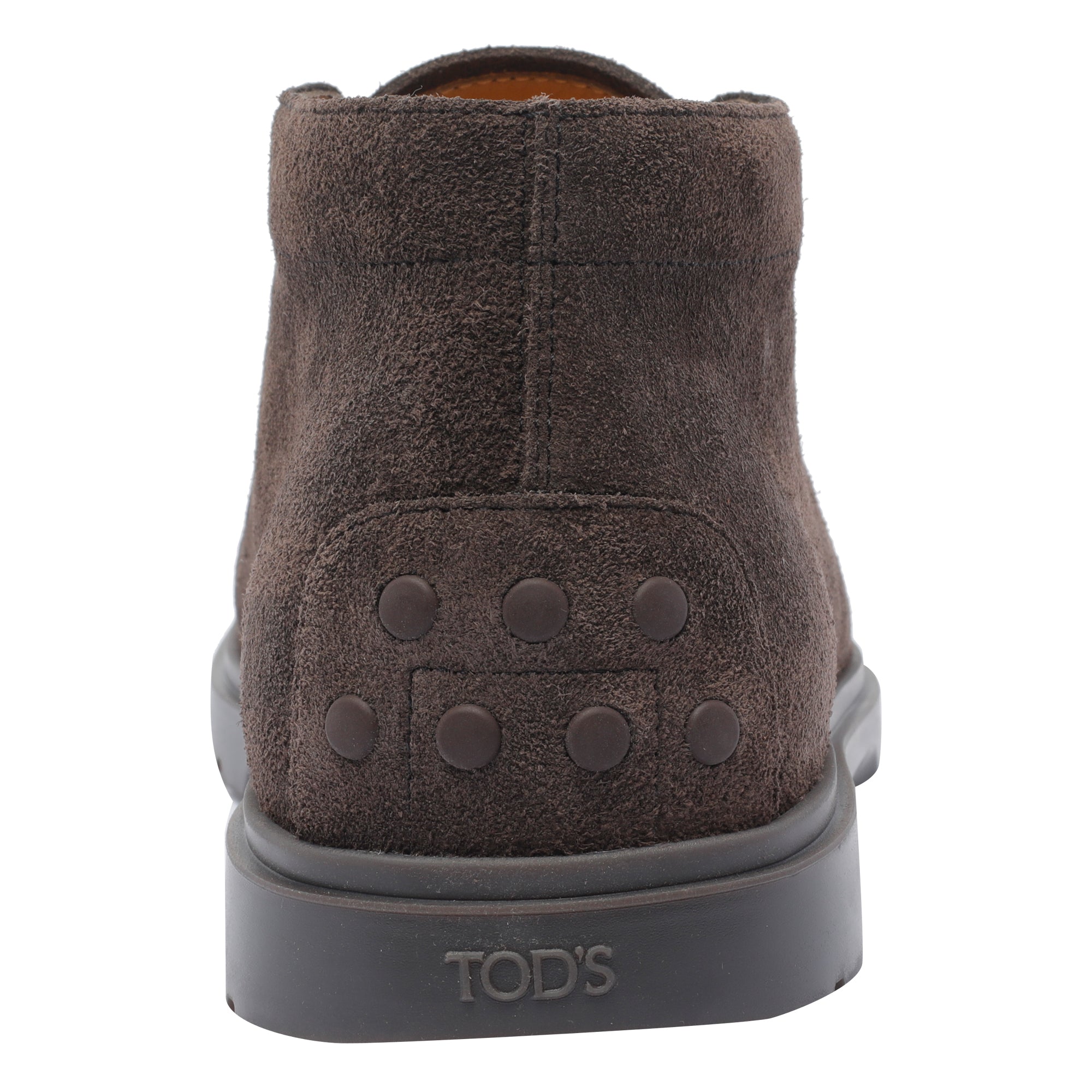Tods Boots Brown Suede Leather/rubber Sole