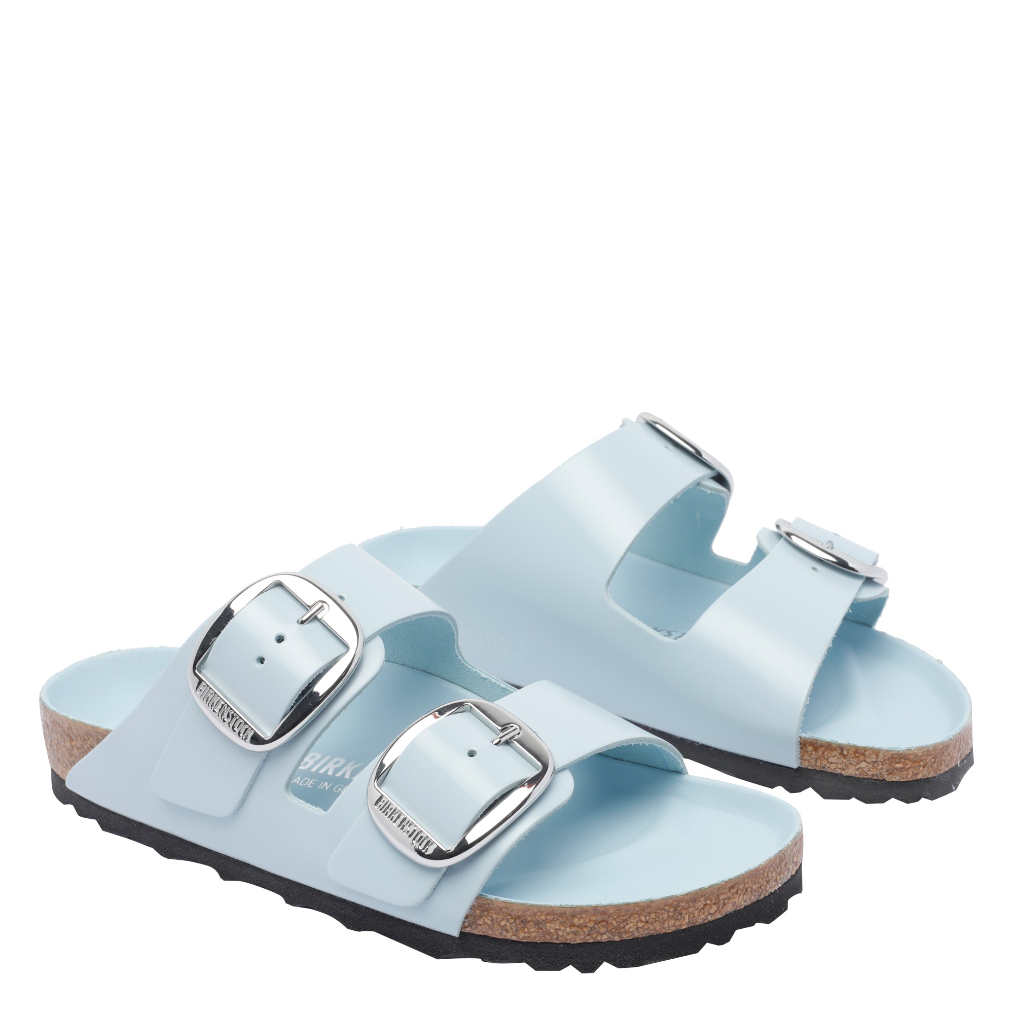 Birkenstock Sandals Blue Calf Leather/rubber Sole