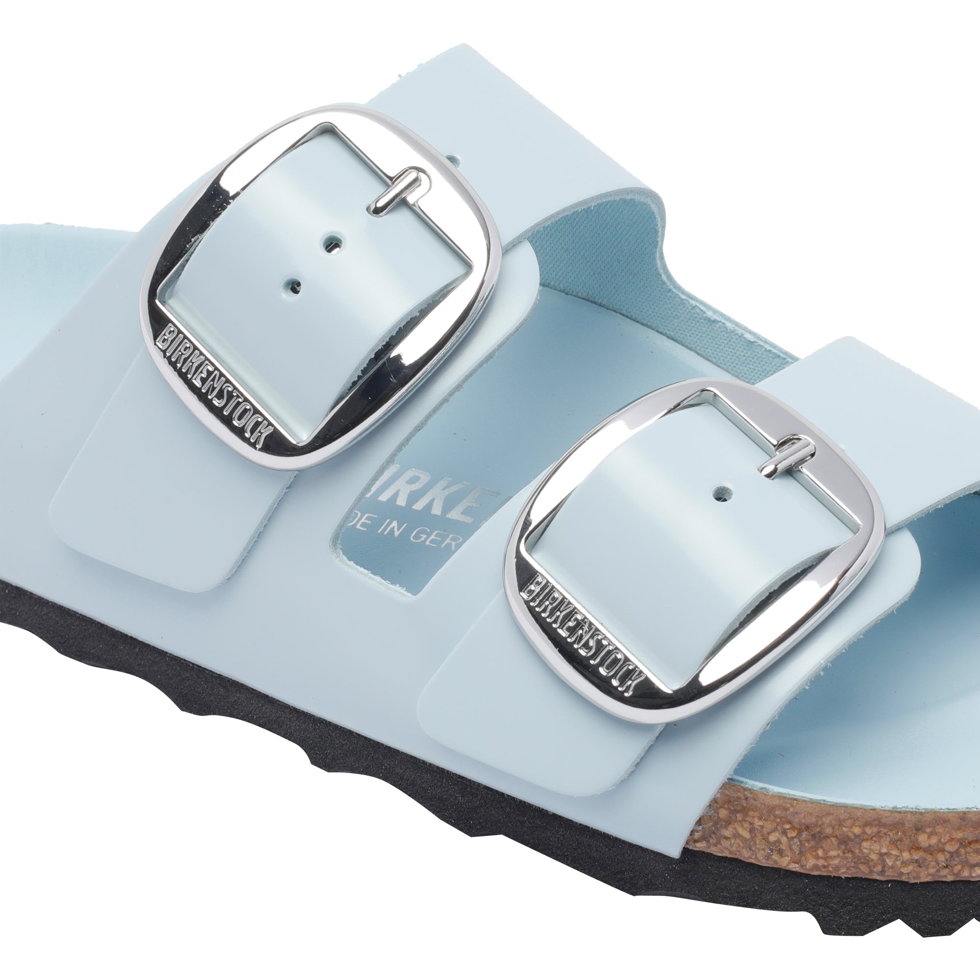 Birkenstock Sandals Blue Calf Leather/rubber Sole