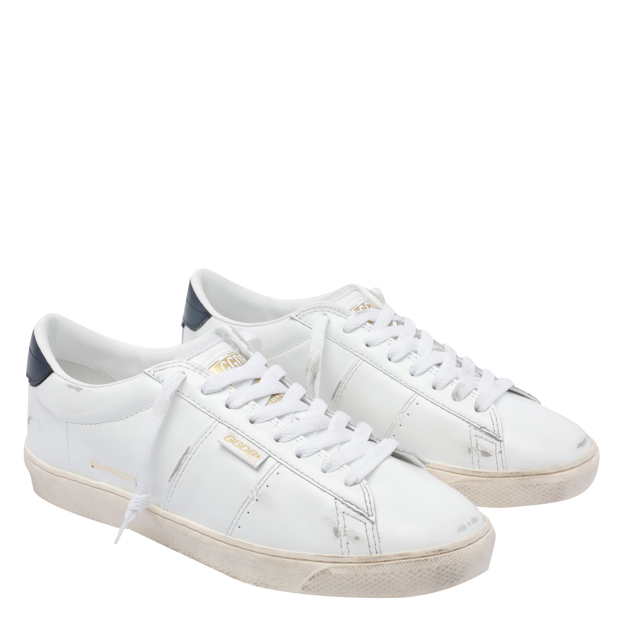 Golden Goose Sneakers White Calf Leather/rubber Sole