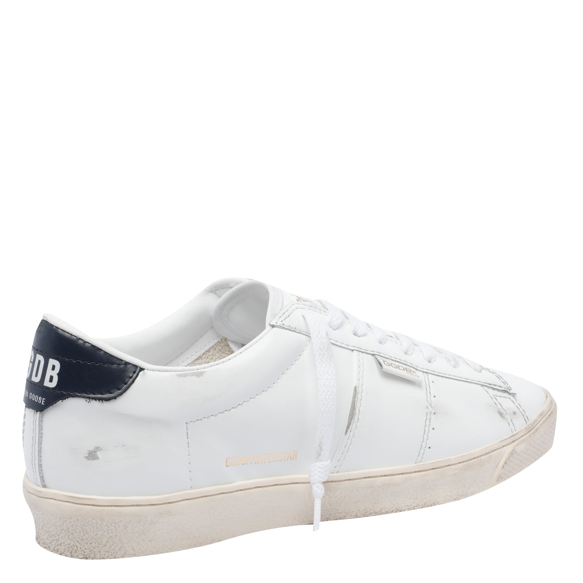 Golden Goose Sneakers White Calf Leather/rubber Sole