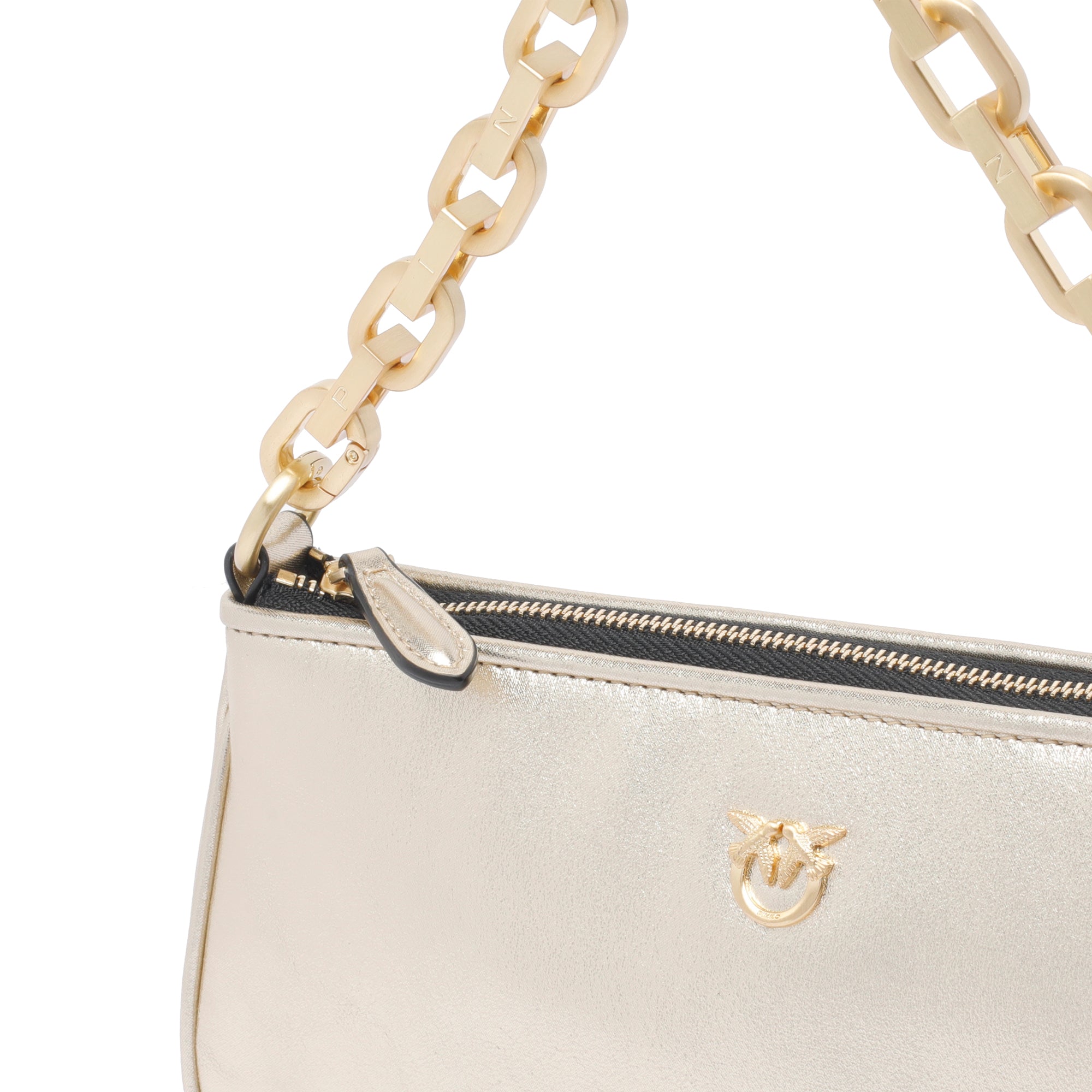 Pinko Bags Golden Calf Leather