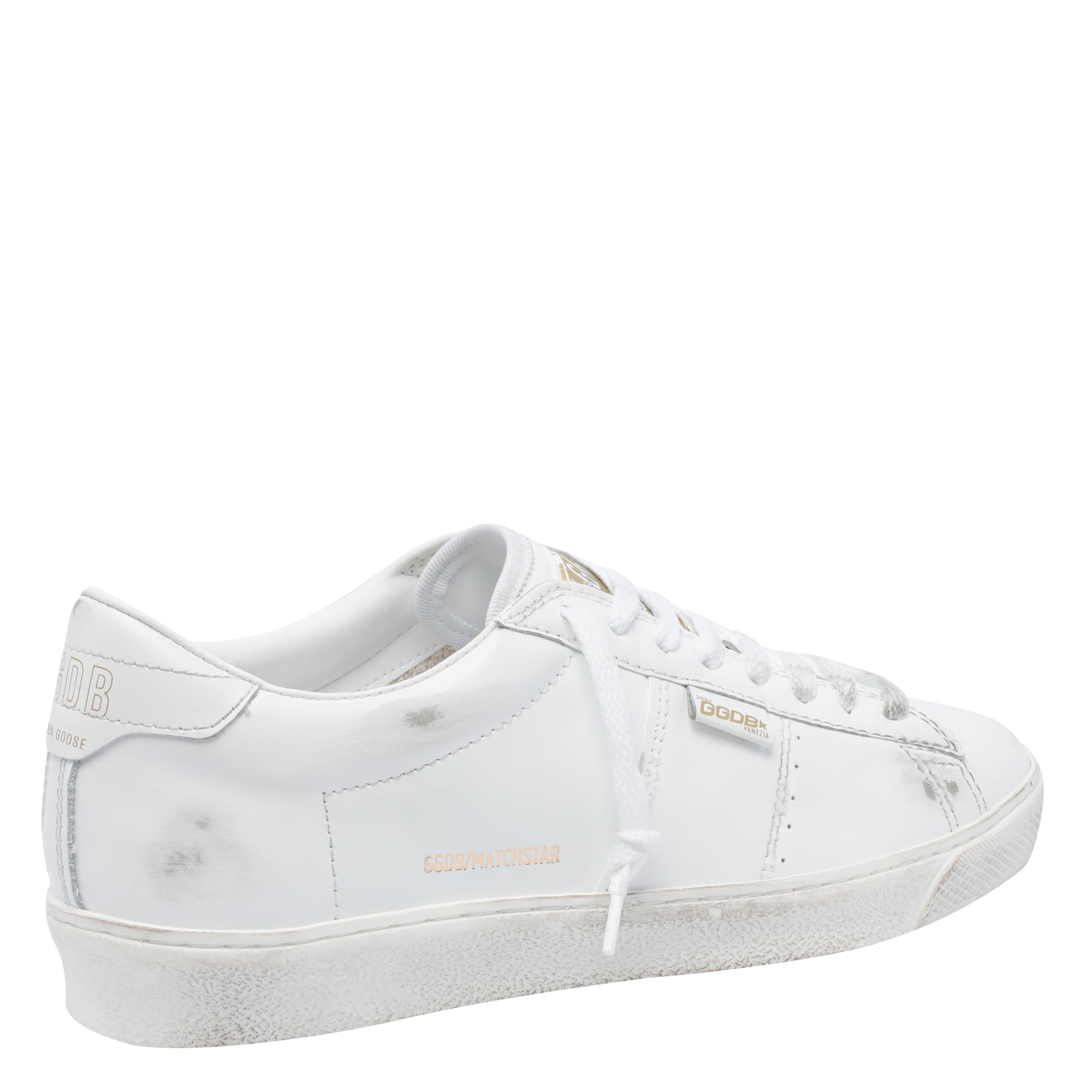 Golden Goose Sneakers White Calf Leather/rubber Sole