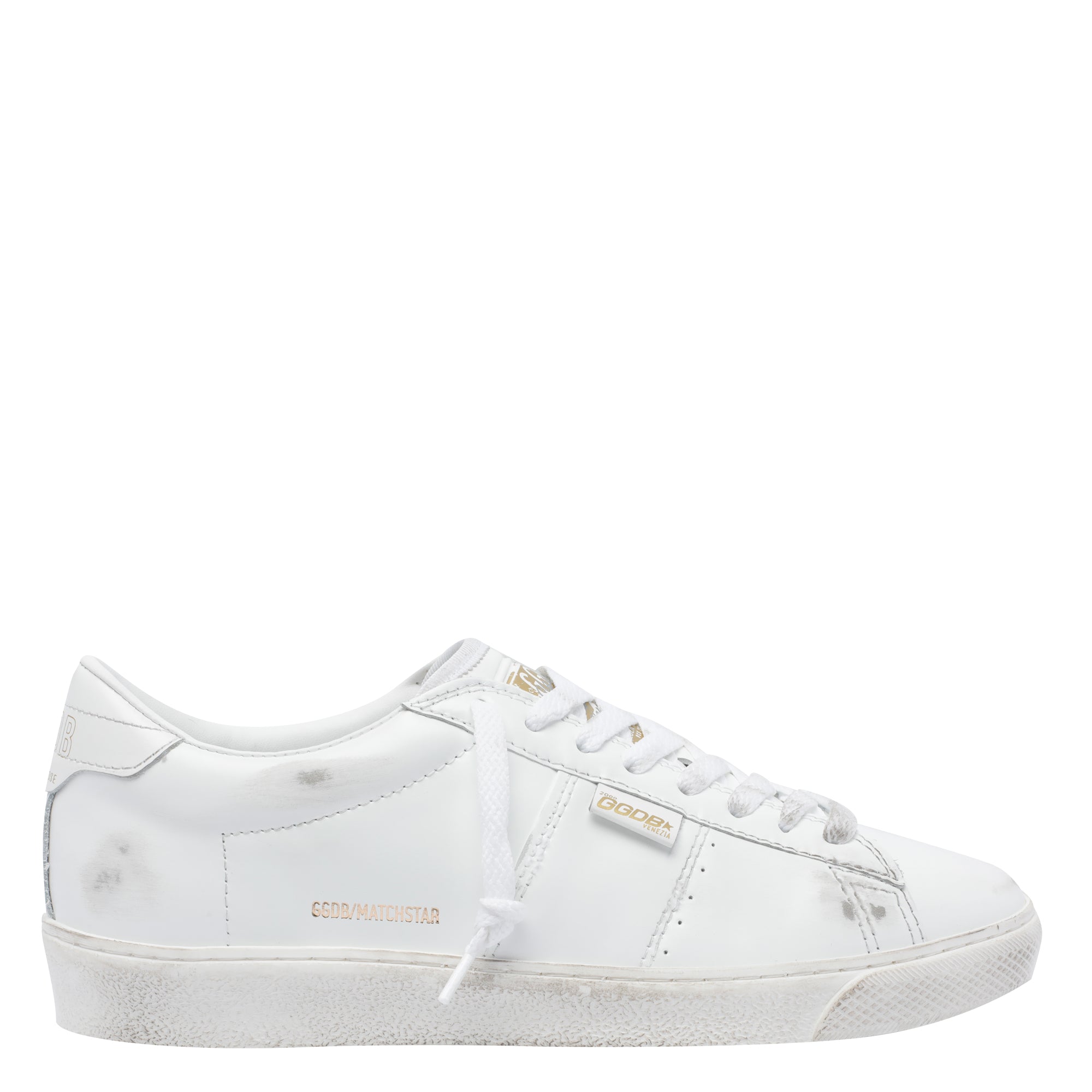 Golden Goose Sneakers White Calf Leather/rubber Sole