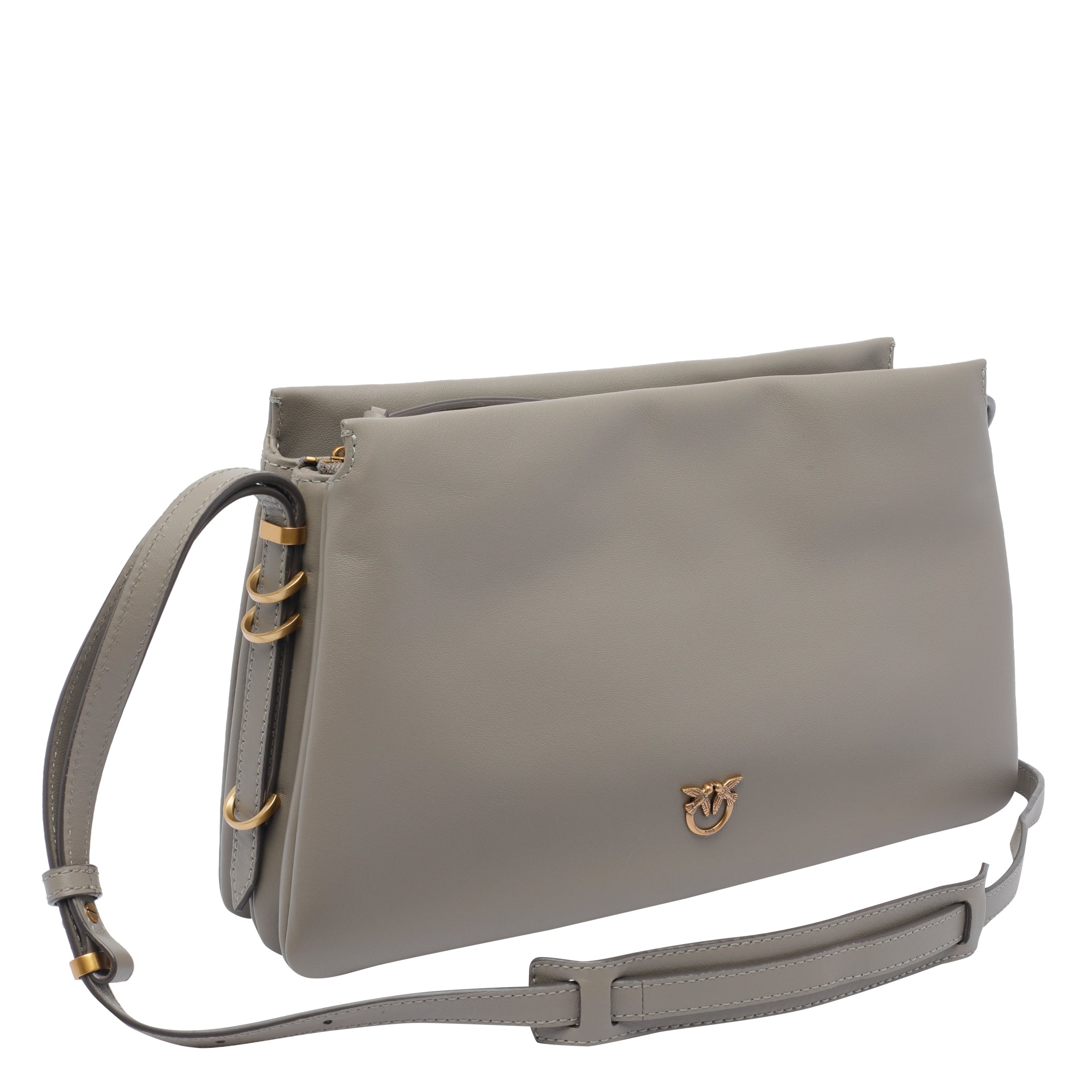 Pinko Bags Beige Calf Leather