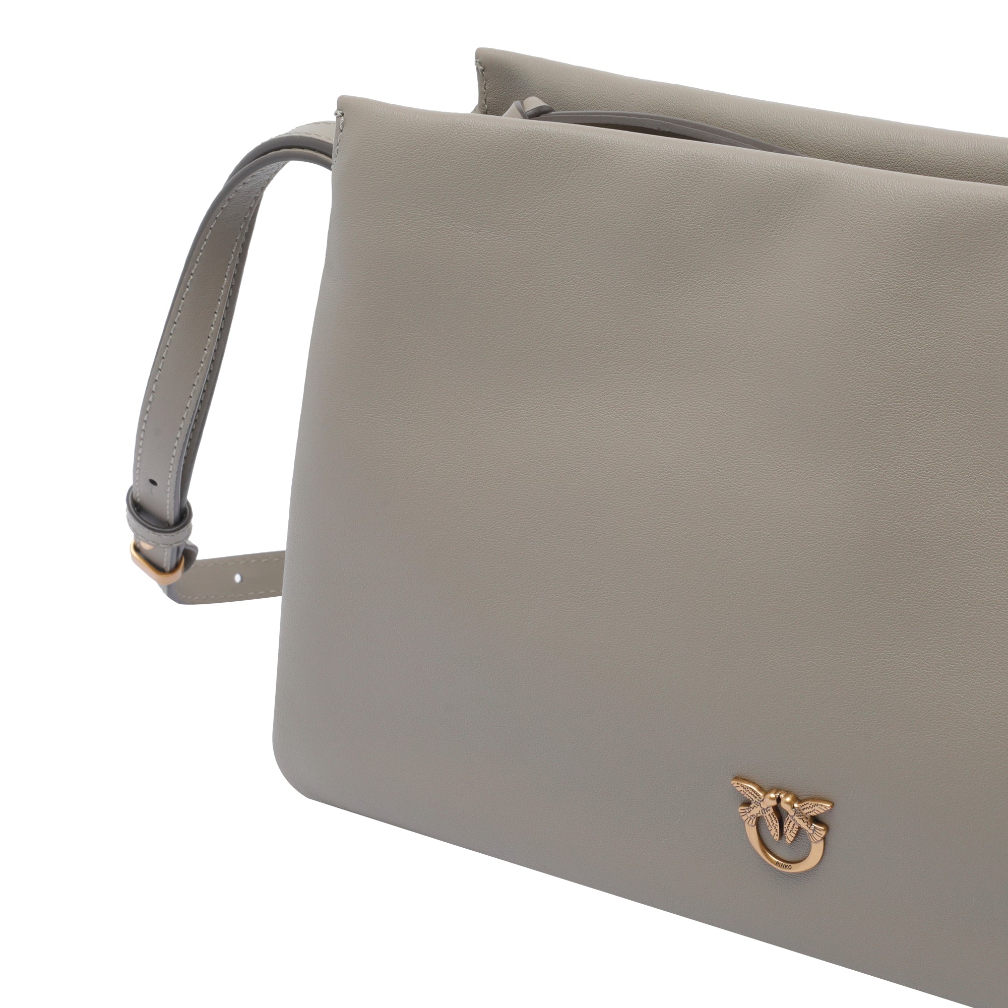 Pinko Bags Beige Calf Leather