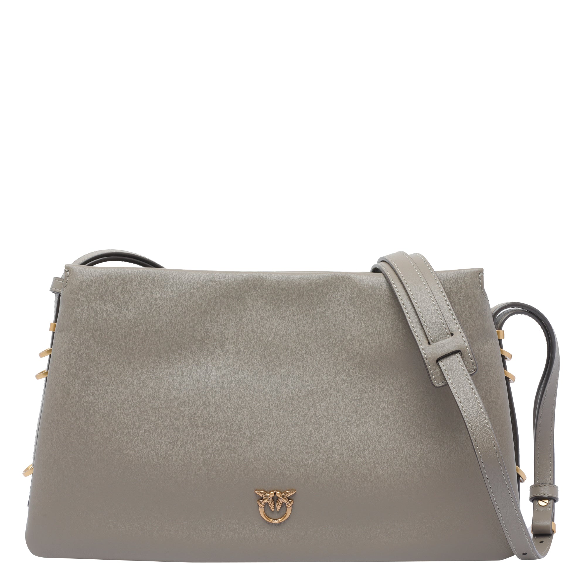 Pinko Bags Beige Calf Leather