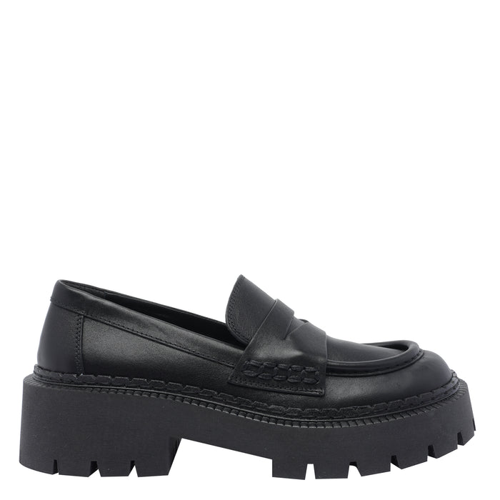 Vic Matie Flat shoes Black Calf Leather/rubber Sole