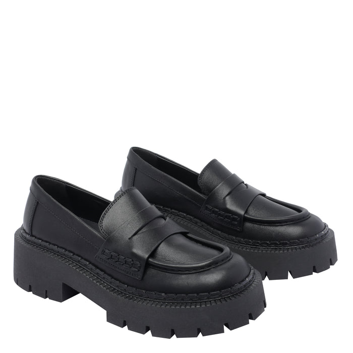 Vic Matie Flat shoes Black Calf Leather/rubber Sole