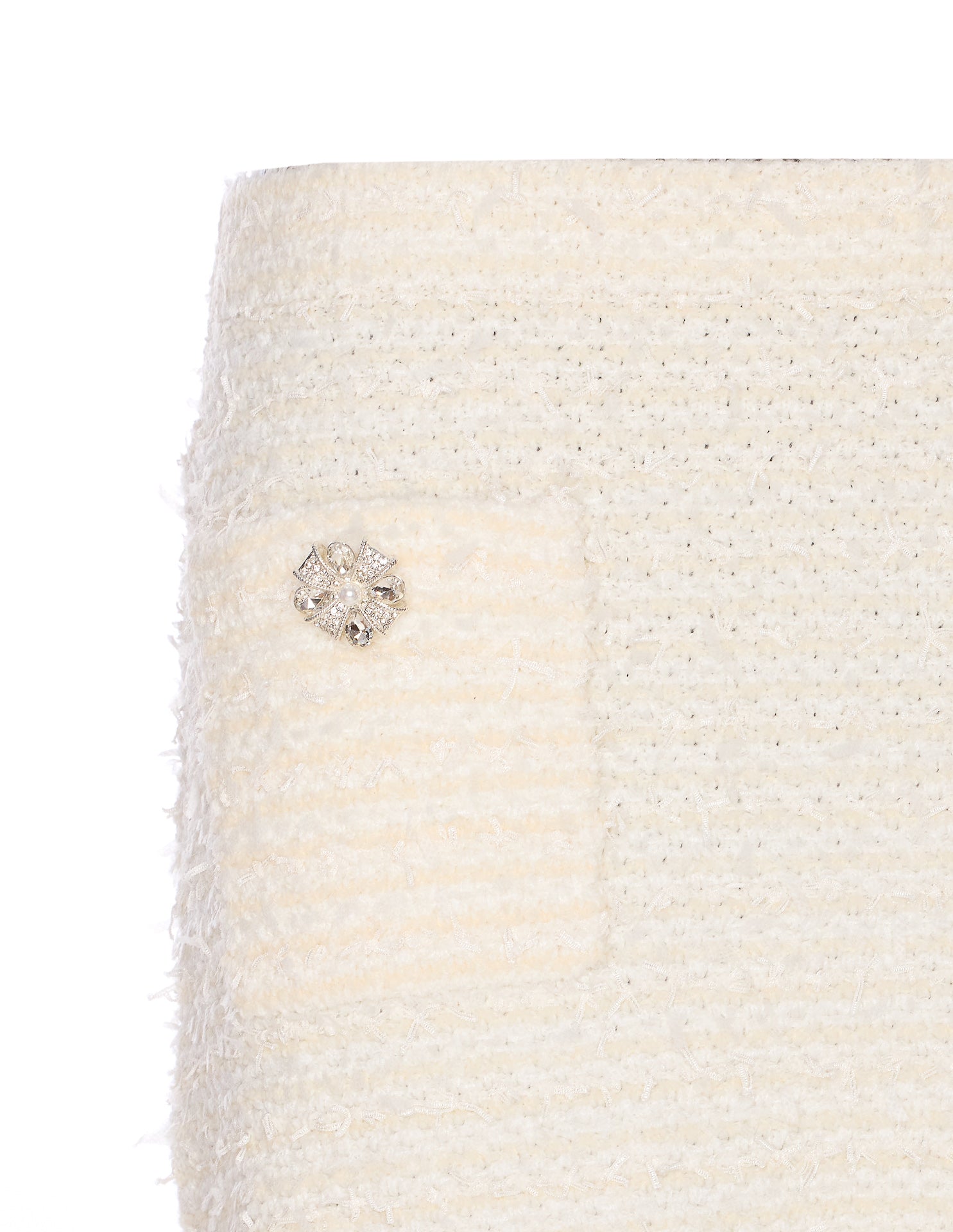 Self Portrait Skirts White Cotton