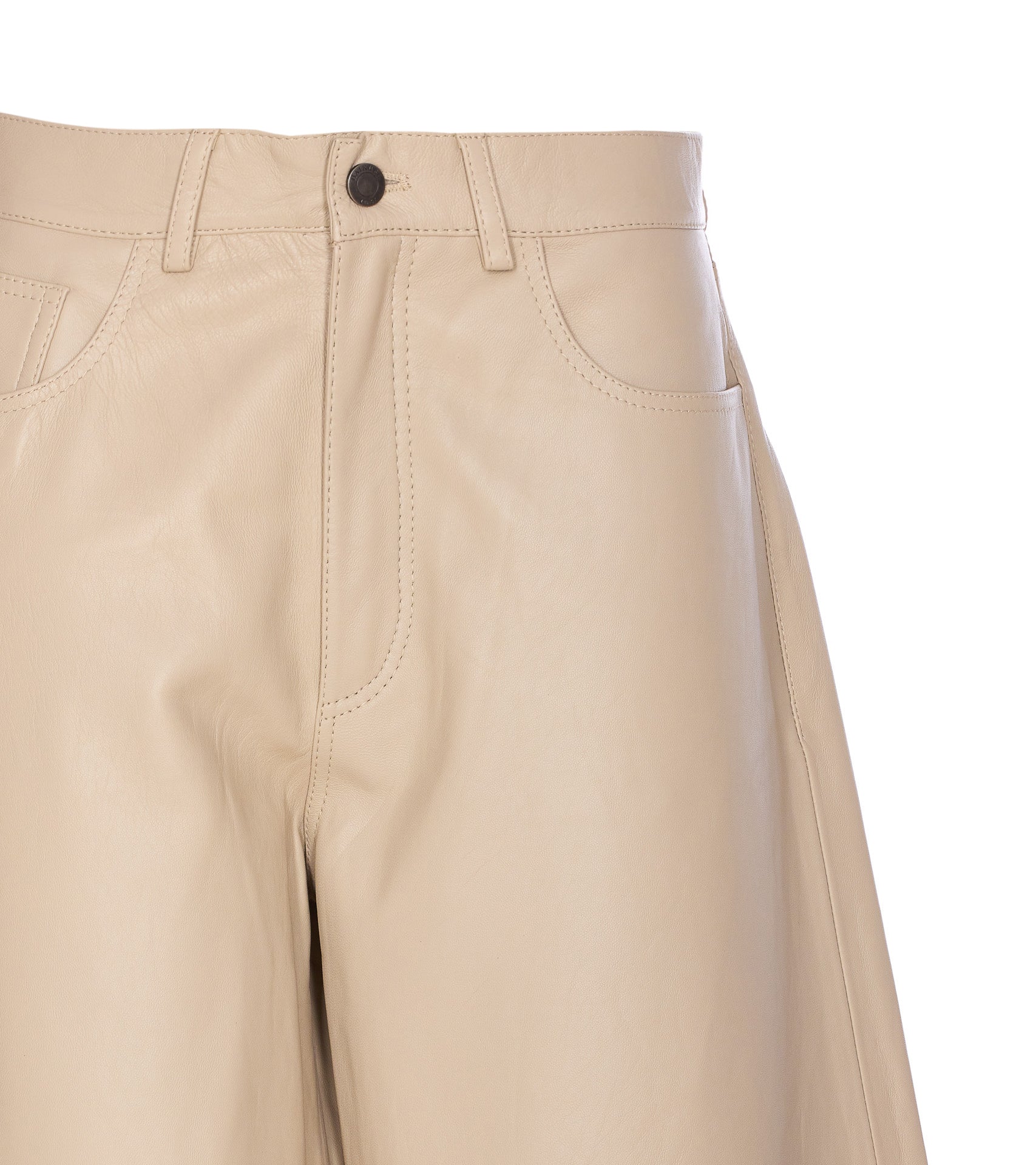Haikure Jeans Beige Leather