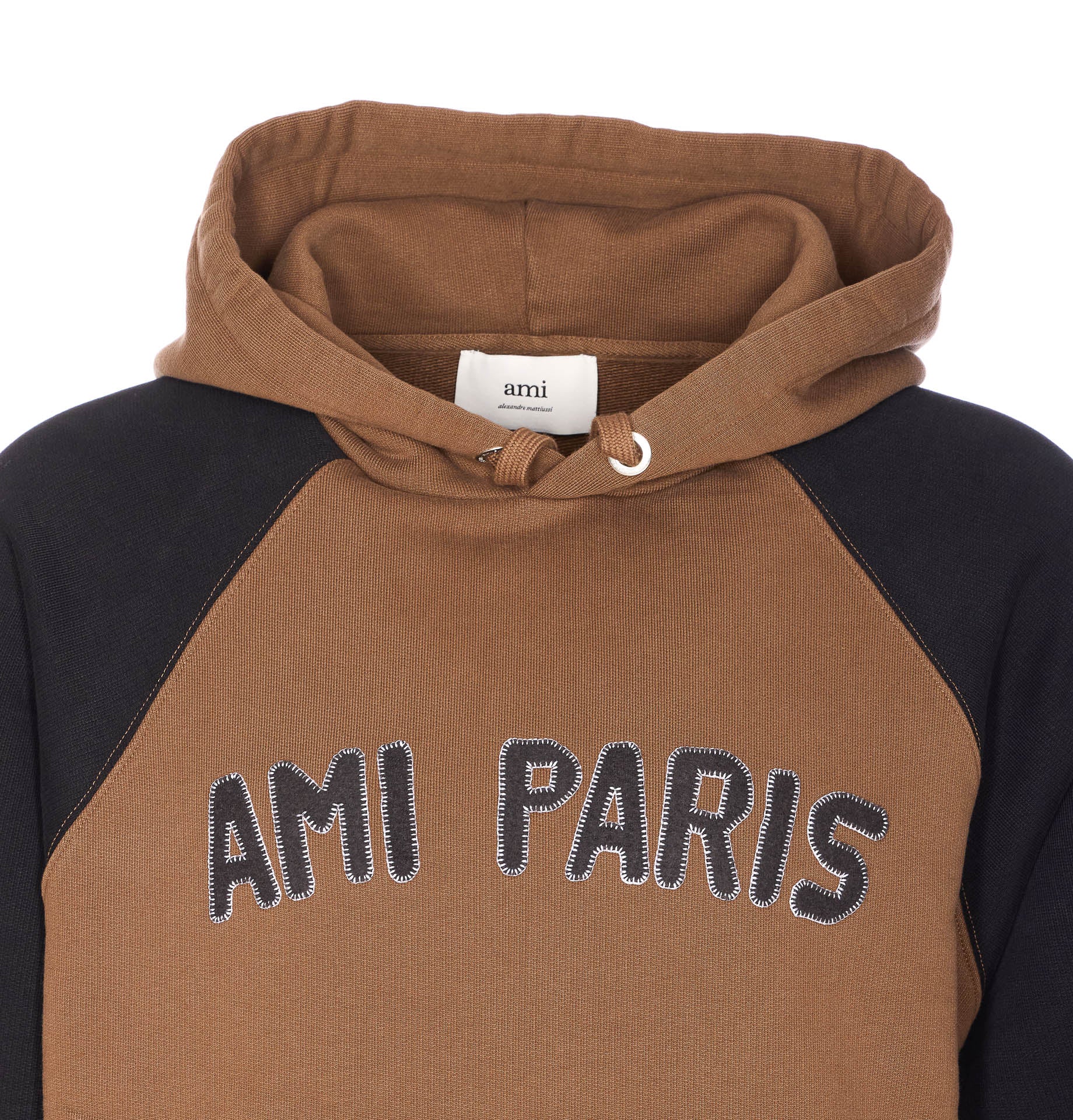 Ami Alexandre Matiussi Sweaters Brown Cotton
