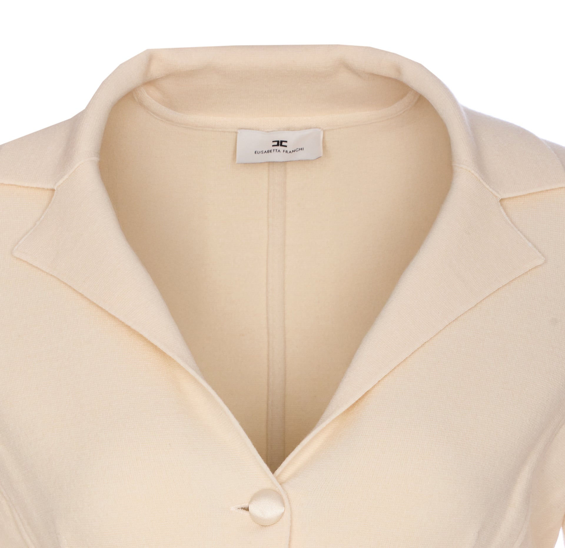 Elisabetta Franchi Sweaters White Wool