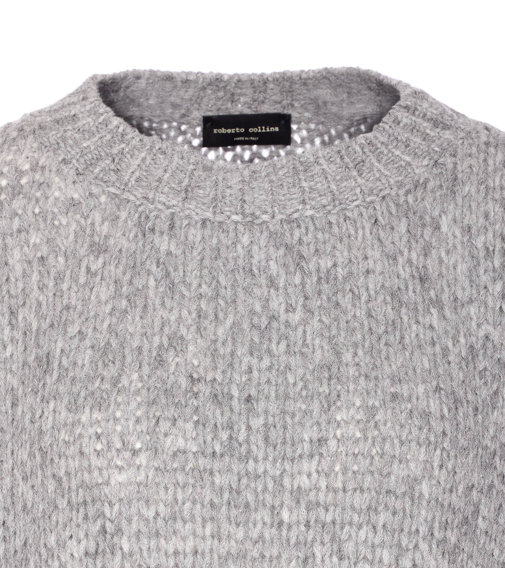 Roberto Collina Sweaters Grey Baby Alpaca