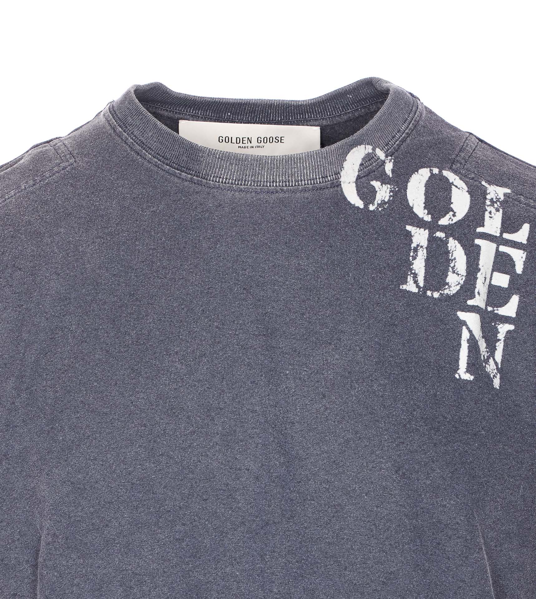Golden Goose T-Shirts And Polos Blue Cotton