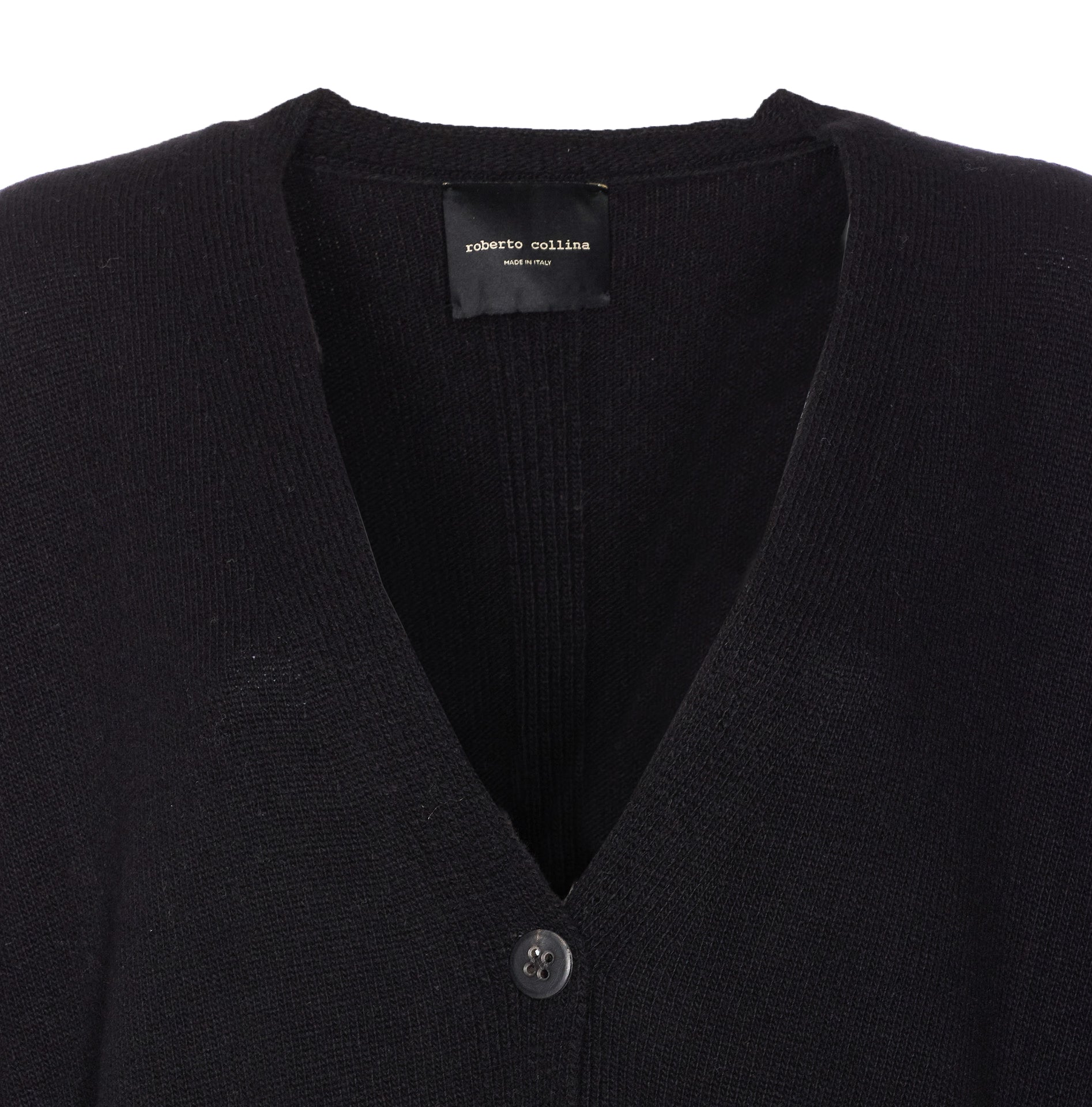 Roberto Collina Sweaters Black Merino Wool