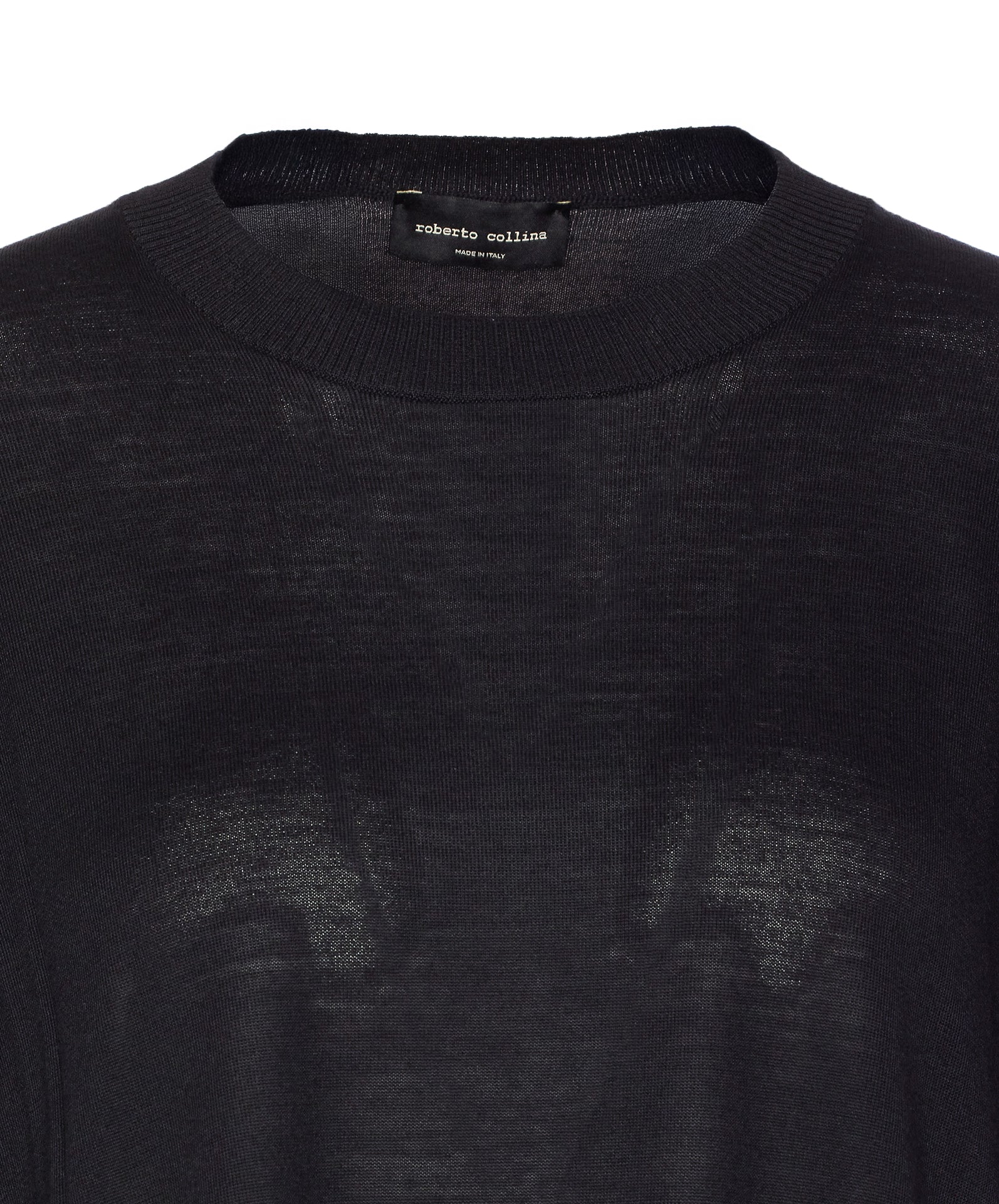 Roberto Collina Sweaters Black Merino Wool