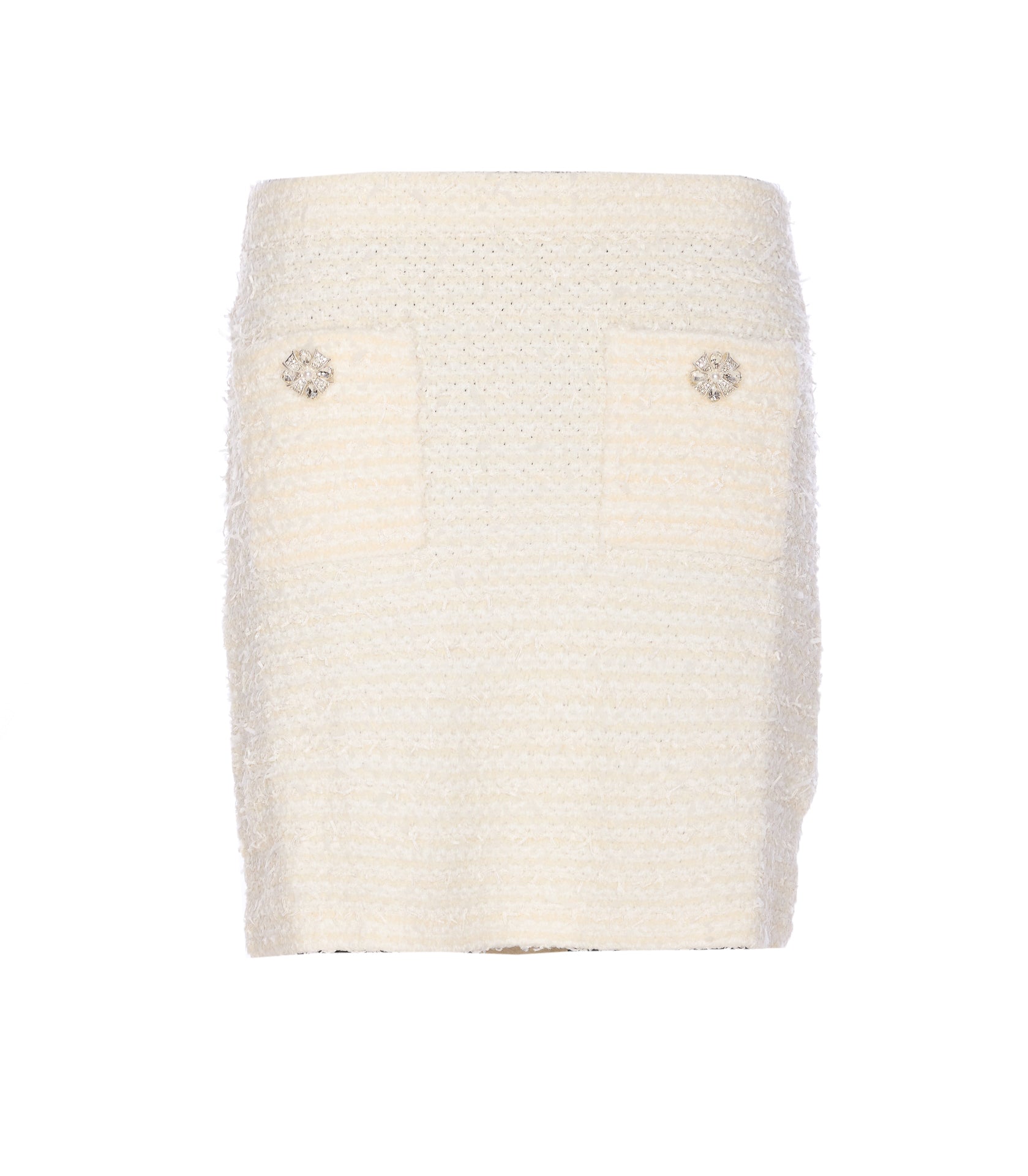 Self Portrait Skirts White Cotton