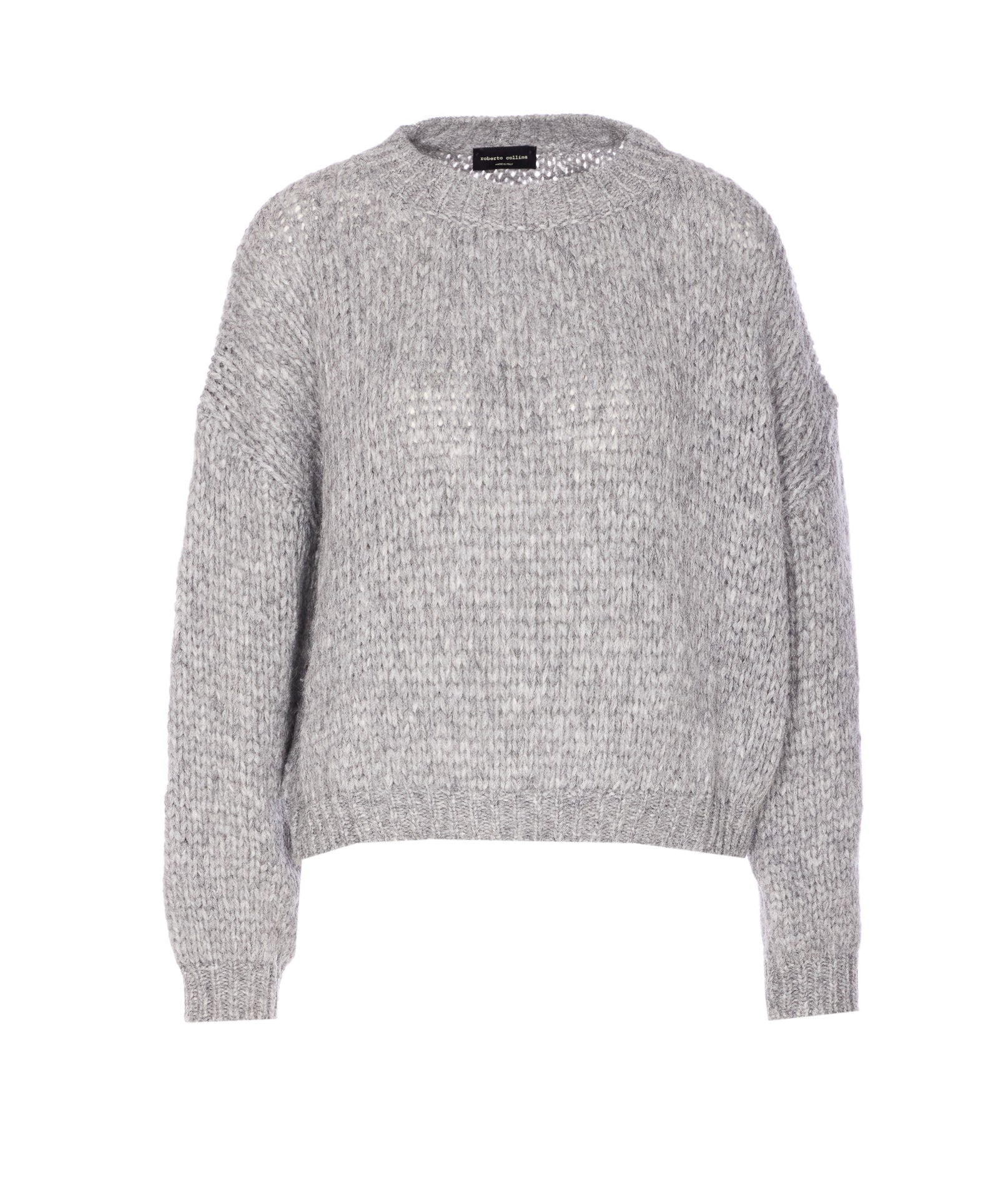 Roberto Collina Sweaters Grey Baby Alpaca