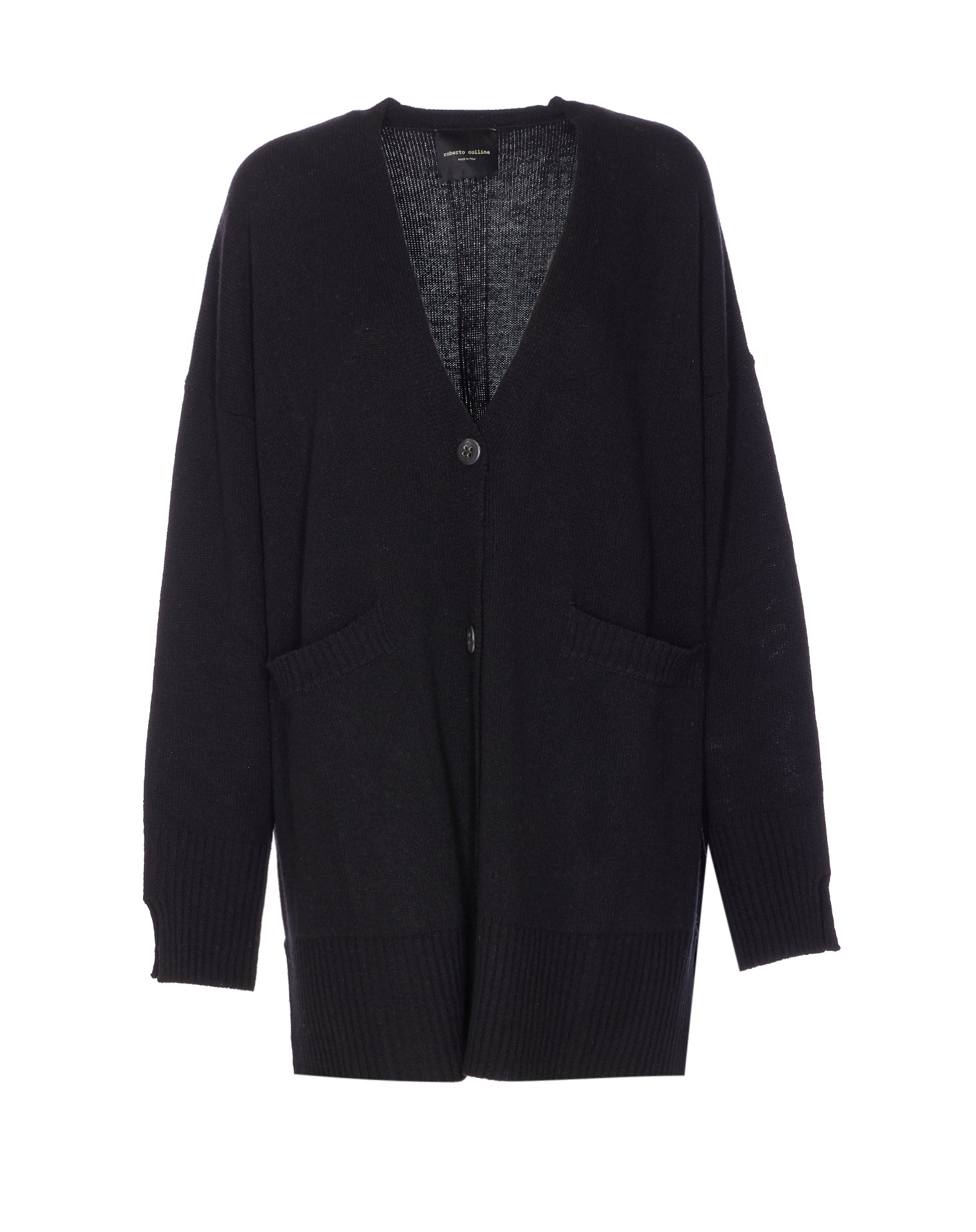 Roberto Collina Sweaters Black Merino Wool