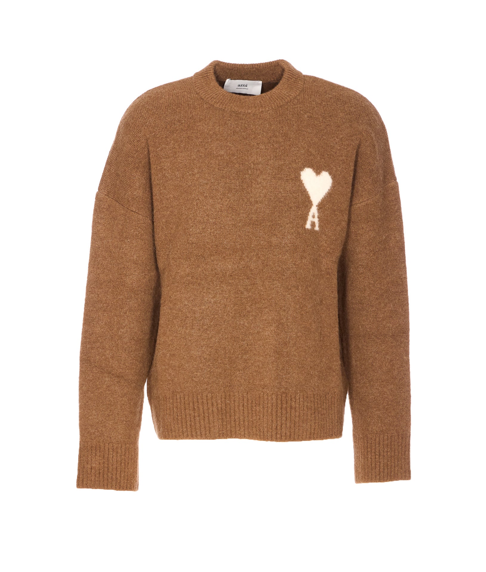 Ami Alexandre Matiussi Sweaters Brown Alpaca