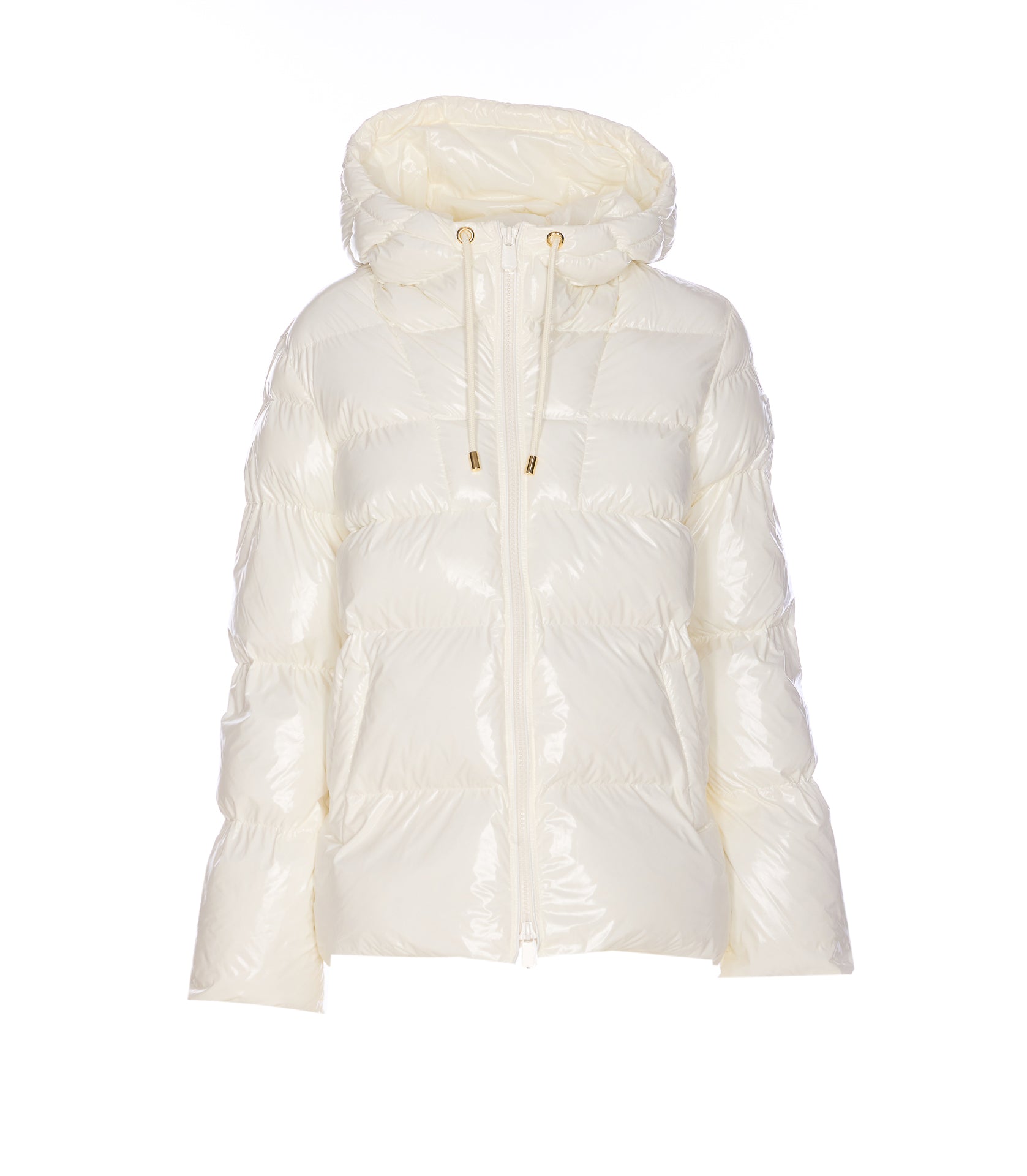 Pinko Coats White Nylon