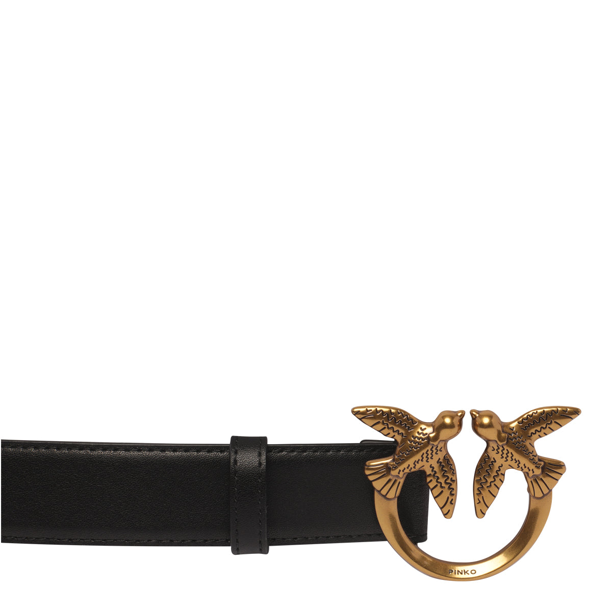 Pinko Belts Black Calf Leather