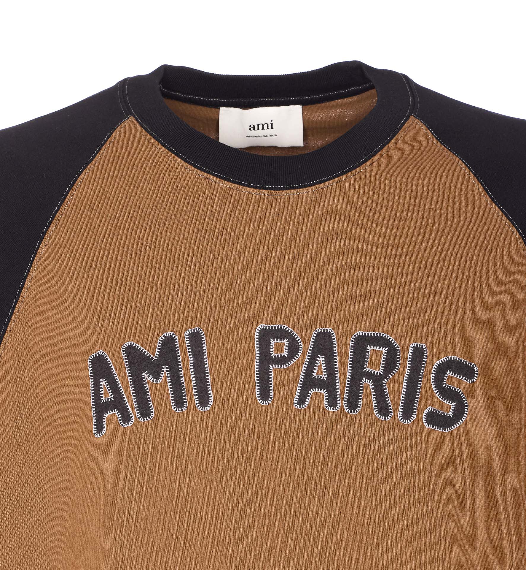 Ami Alexandre Matiussi T-Shirts And Polos Brown Cotton