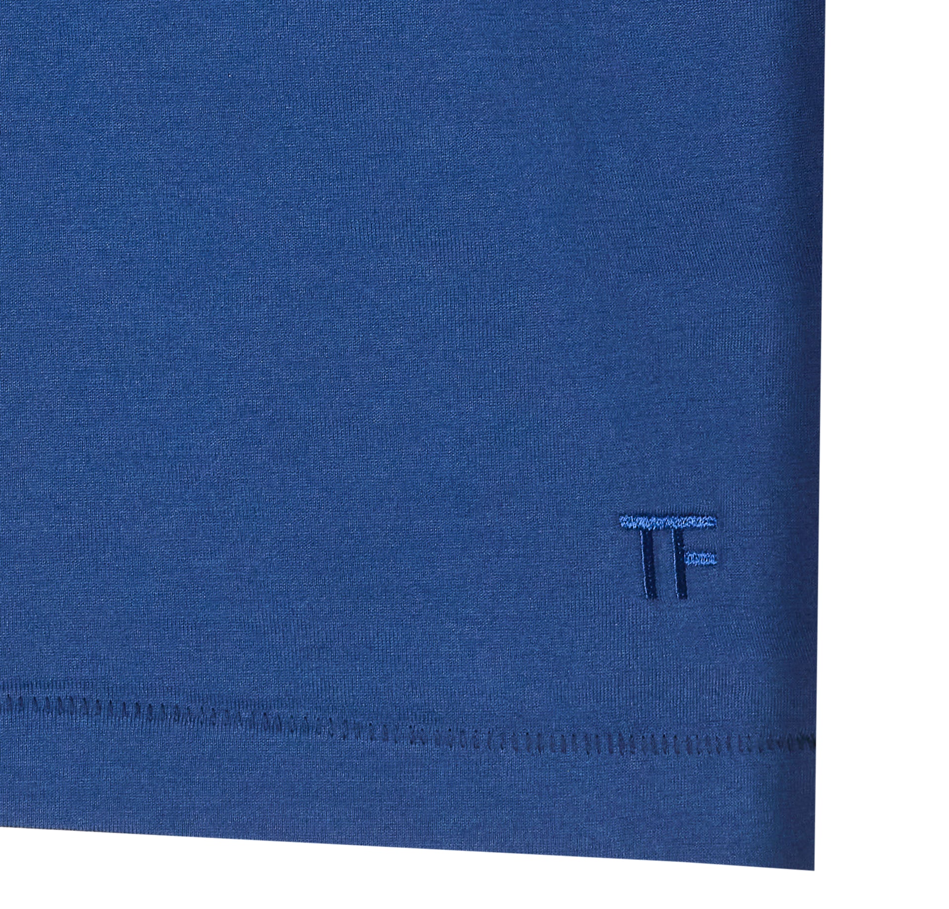 Tom Ford T-Shirts And Polos Blue Cotton