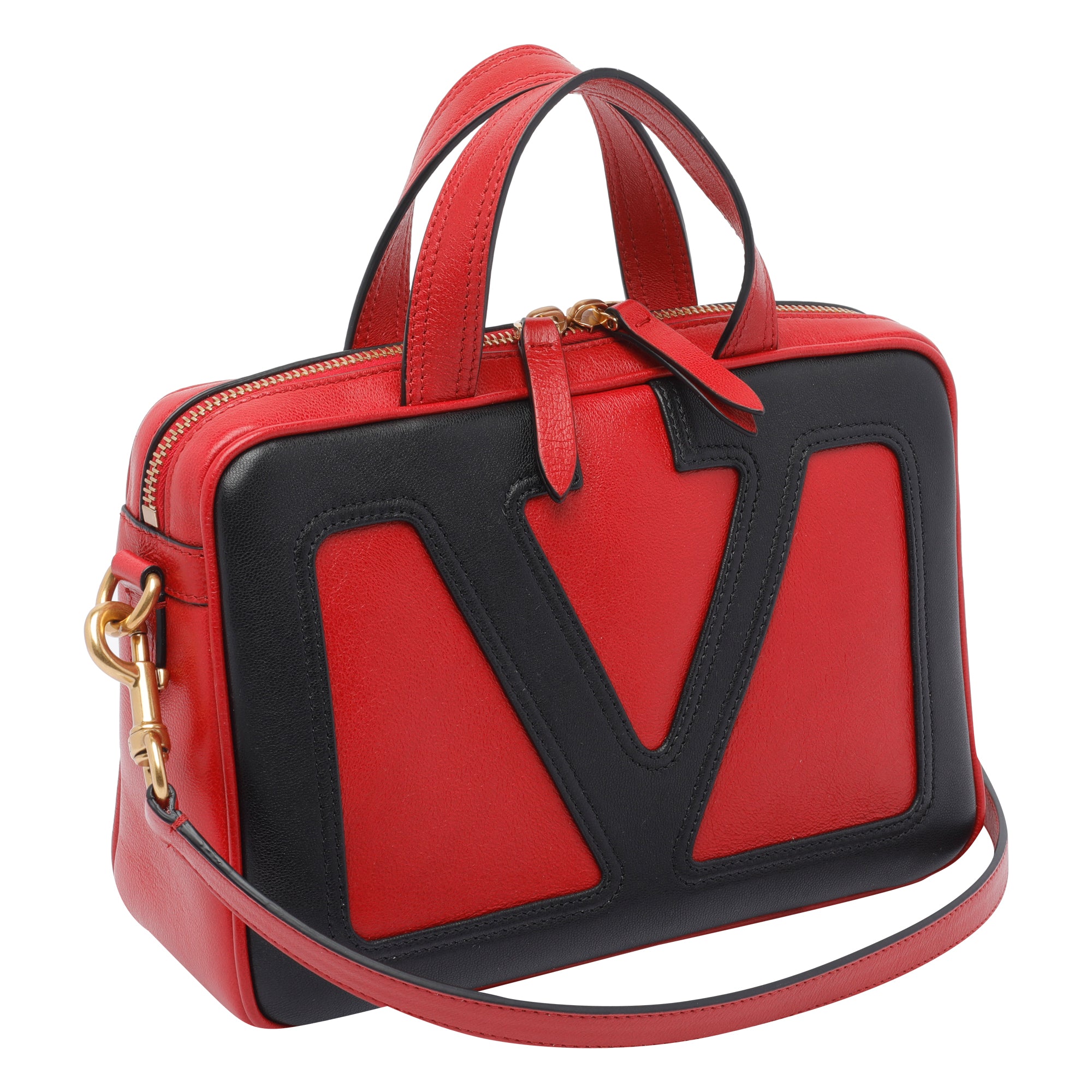 Valentino Garavani Bags Red Calf Leather