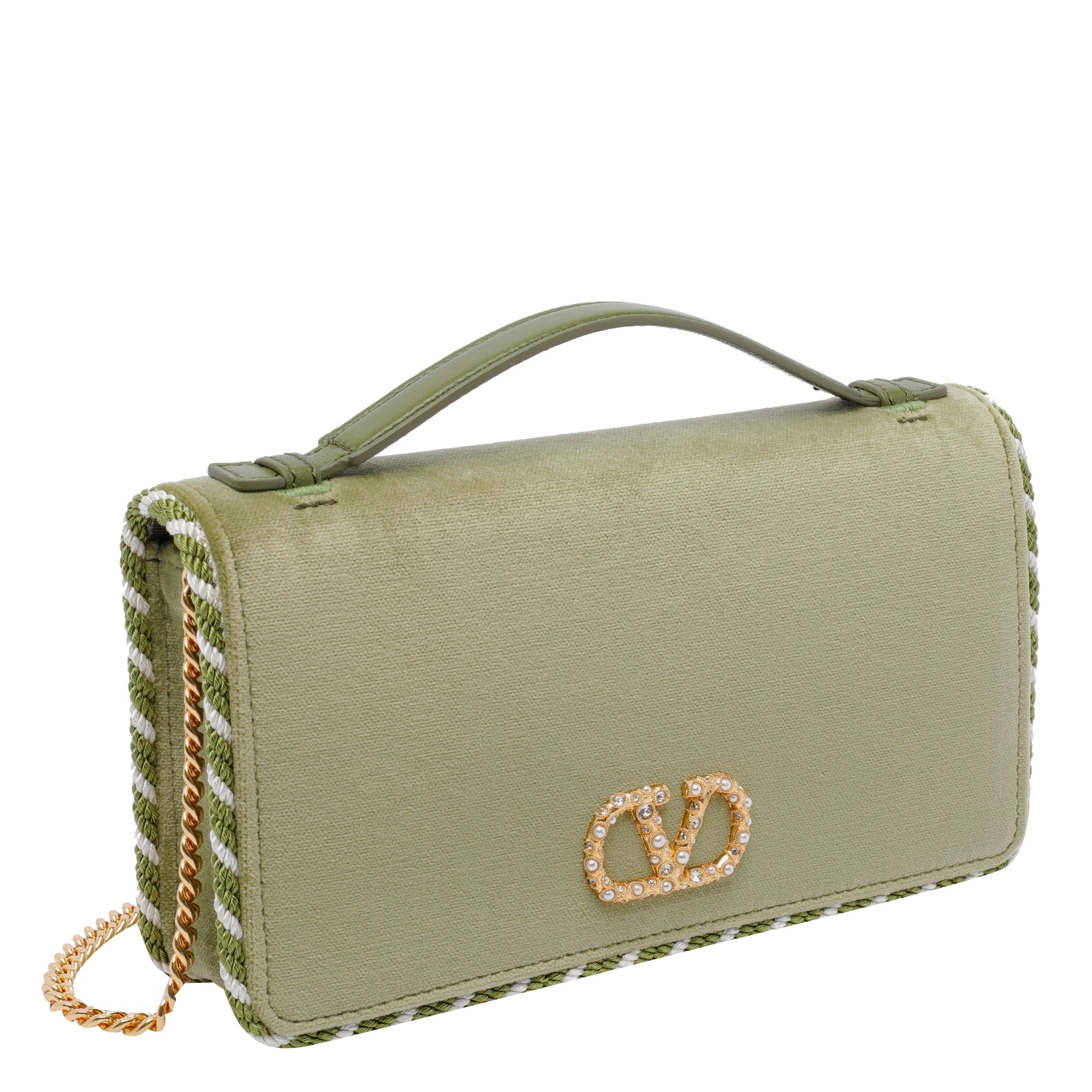 Valentino Garavani Bags Green Fabric