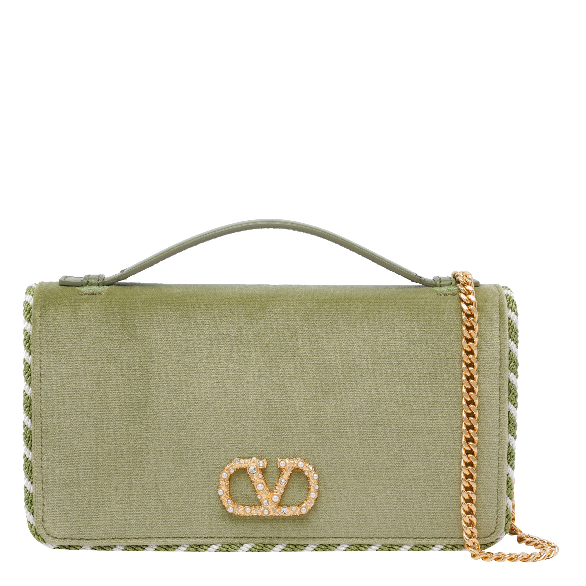 Valentino Garavani Bags Green Fabric