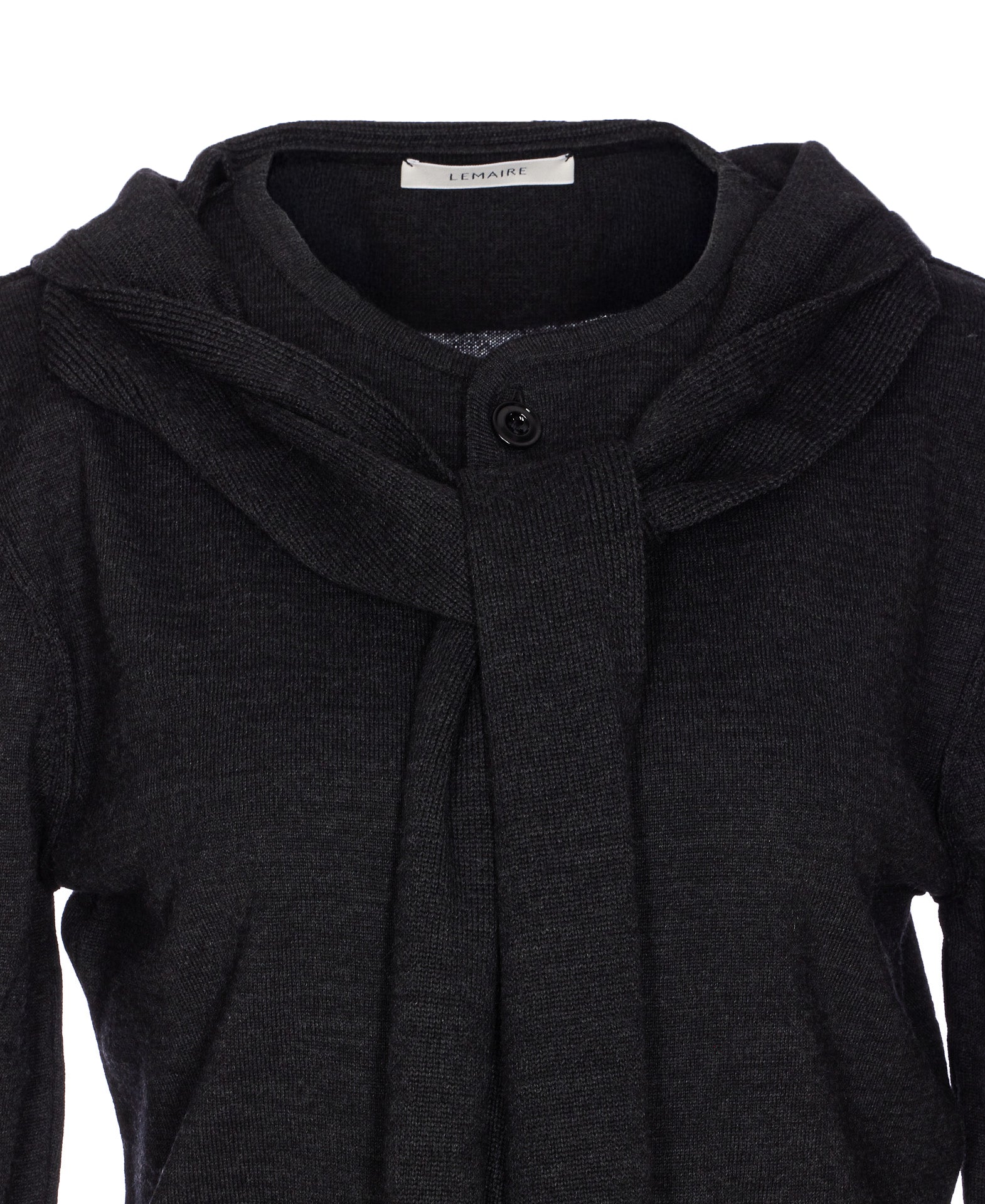 Lemaire Sweaters Grey Acrylic