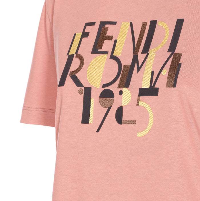 Fendi T-shirts and Polos Pink Cotton
