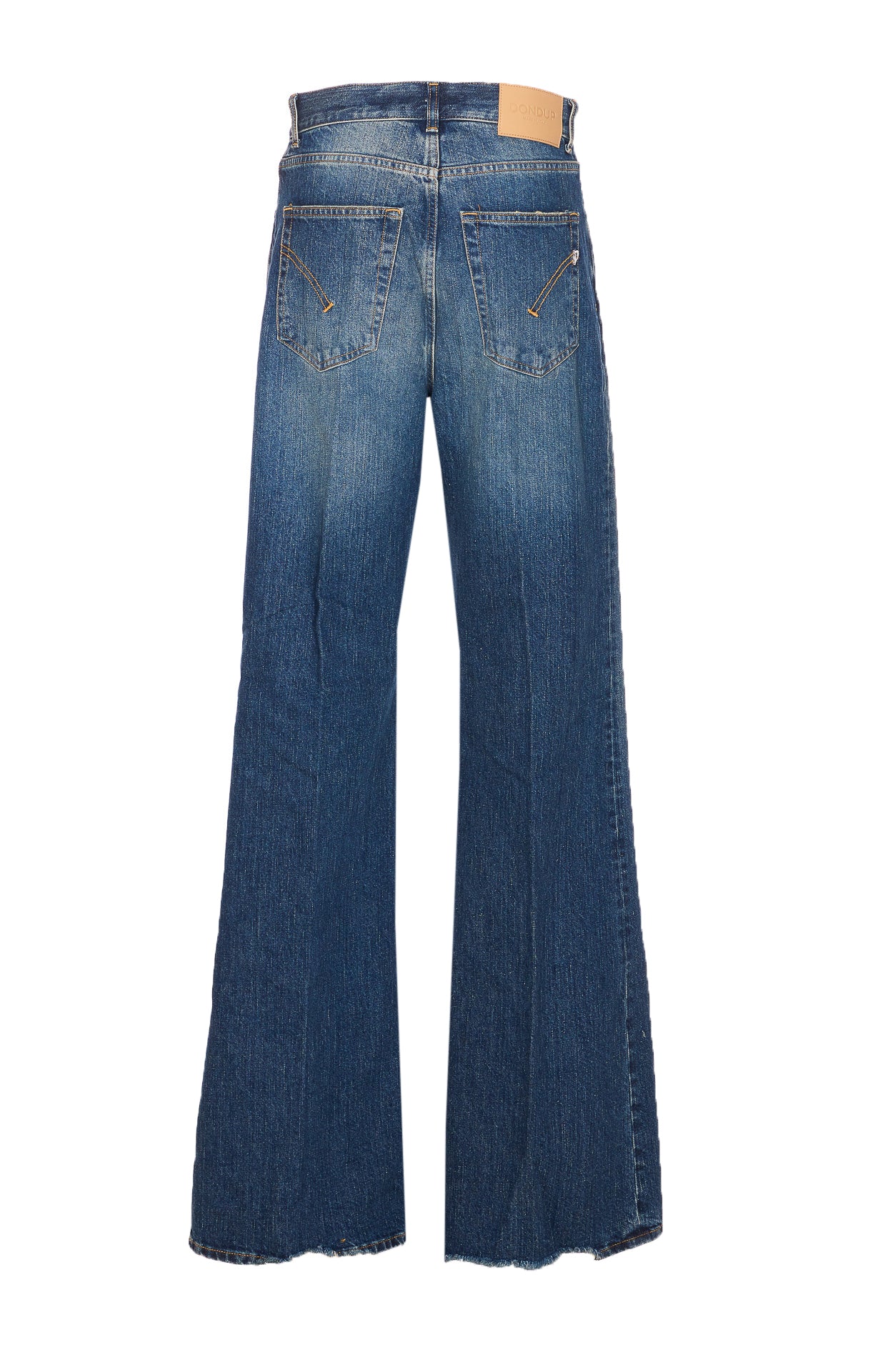 Dondup Trousers Blue Cotton