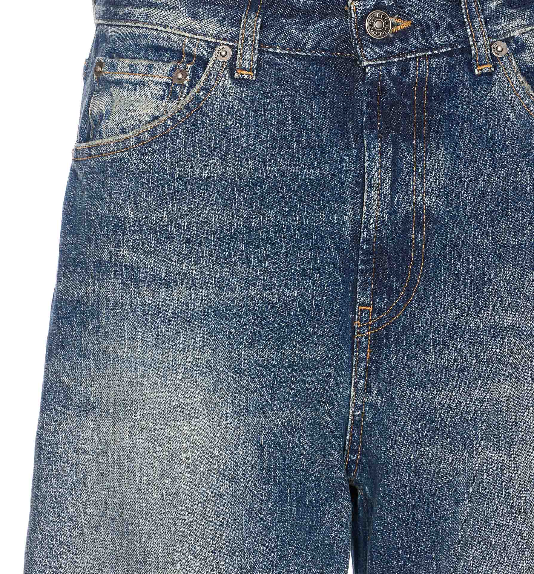 Dondup Trousers Blue Cotton