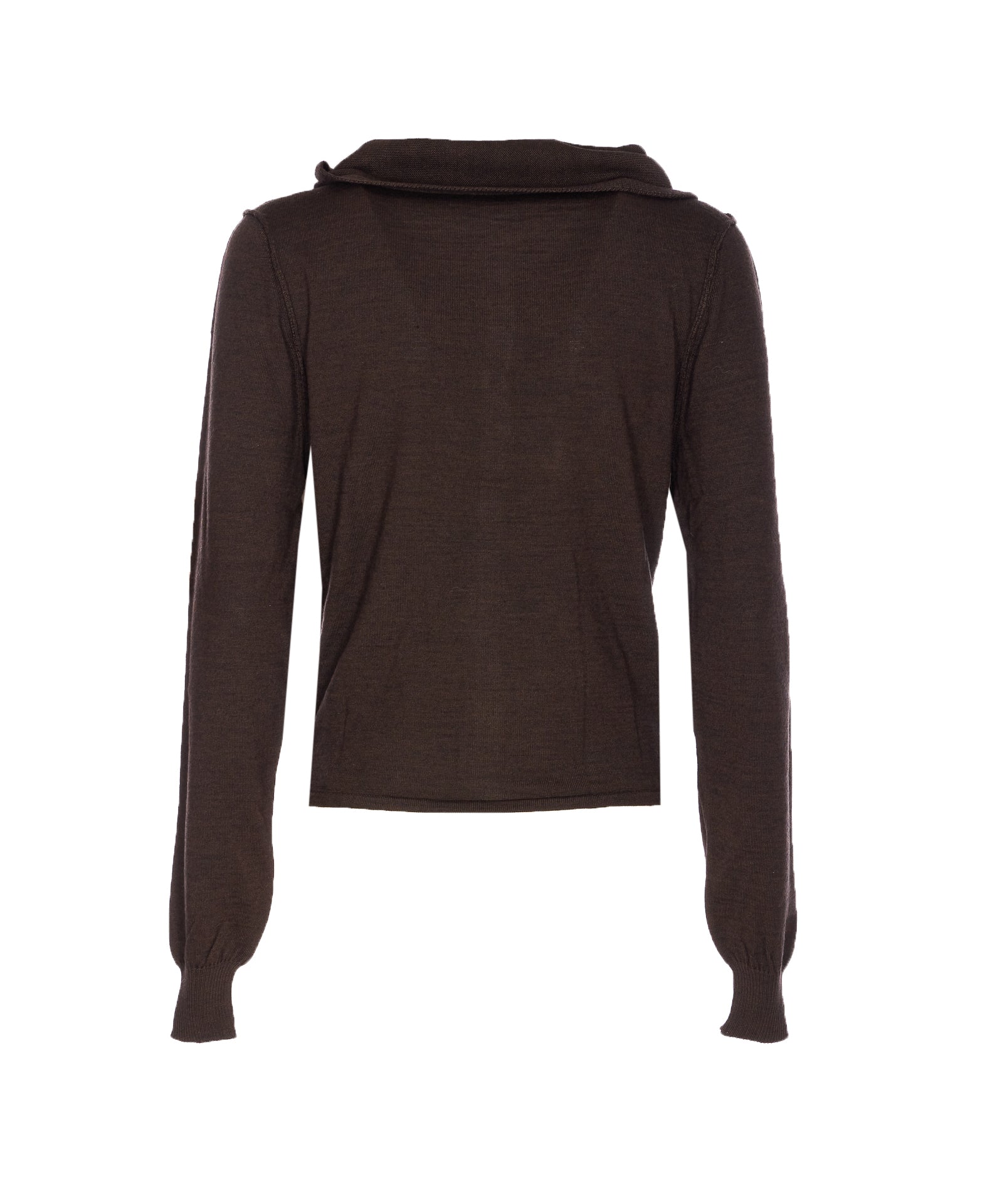 Lemaire Sweaters Brown Acrylic