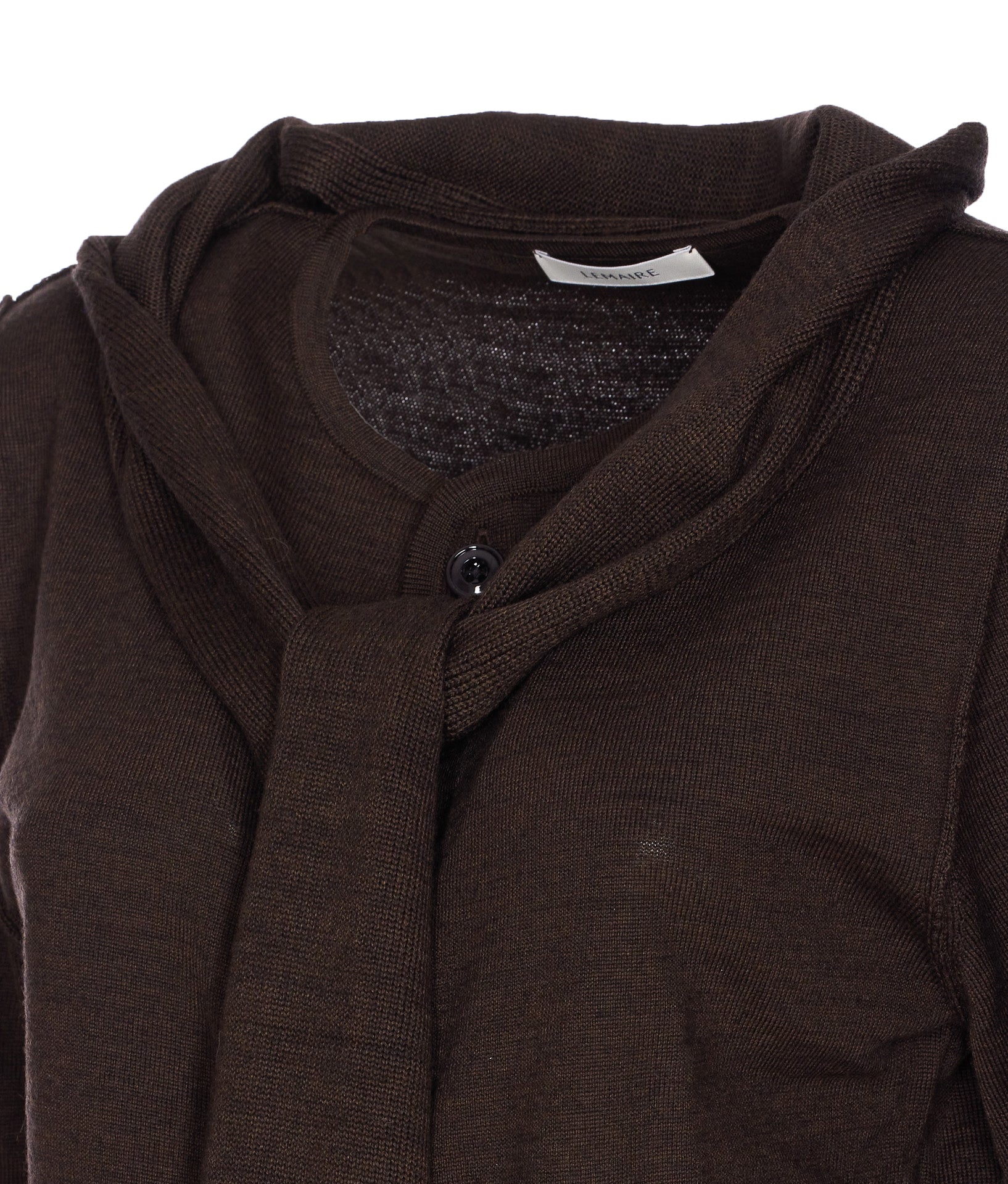 Lemaire Sweaters Brown Acrylic