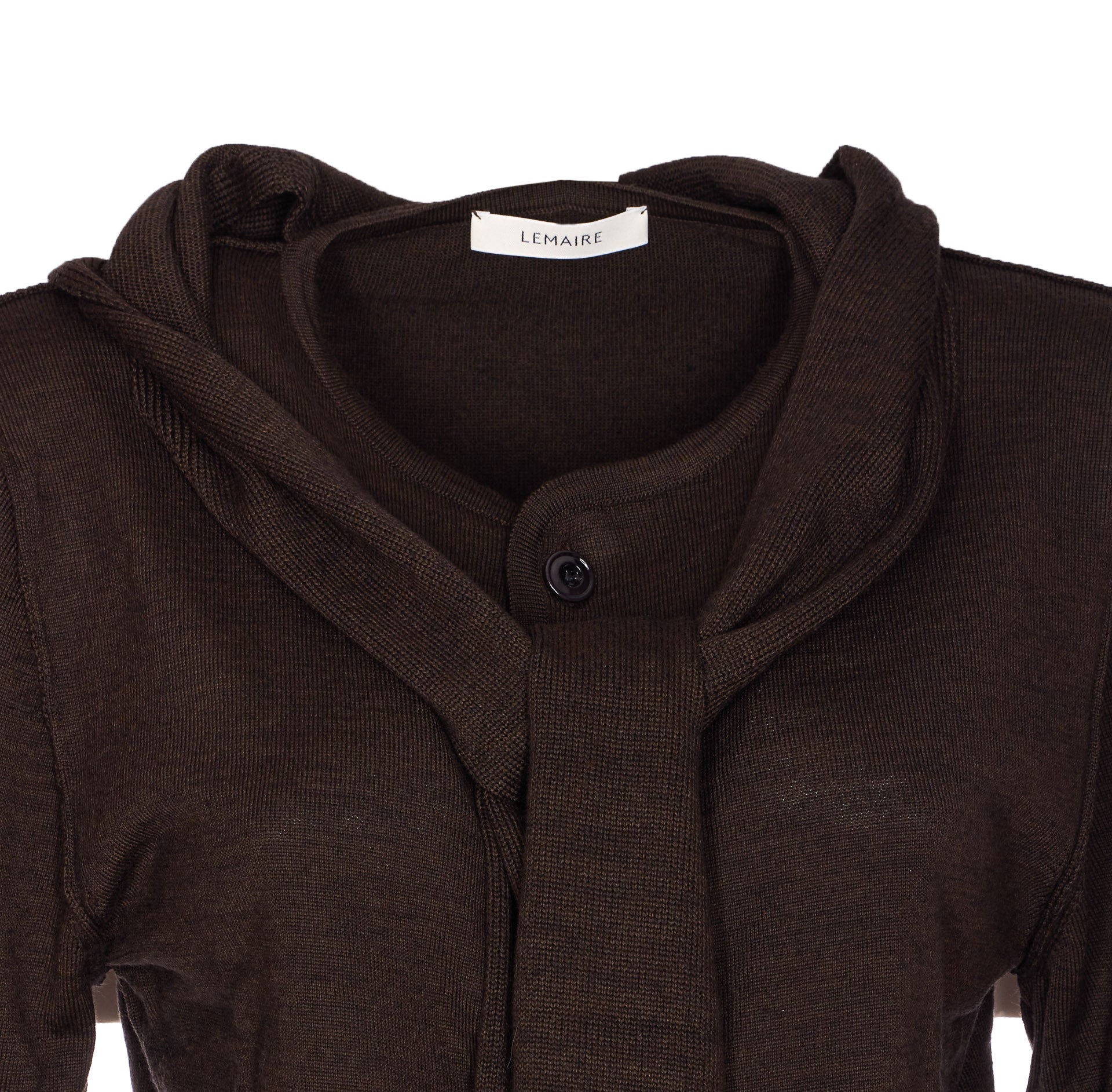 Lemaire Sweaters Brown Acrylic