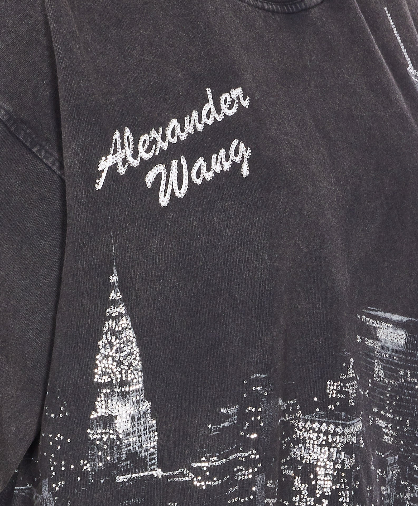 Alexander Wang T-Shirts And Polos Black Cotton