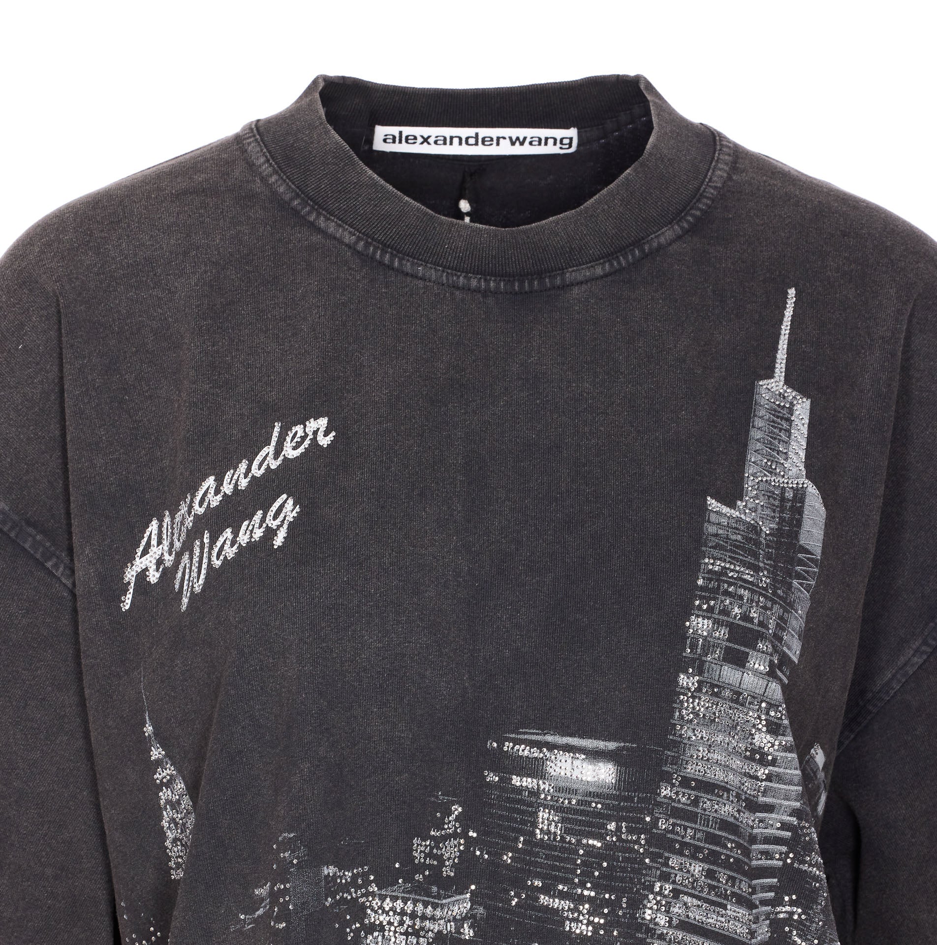 Alexander Wang T-Shirts And Polos Black Cotton