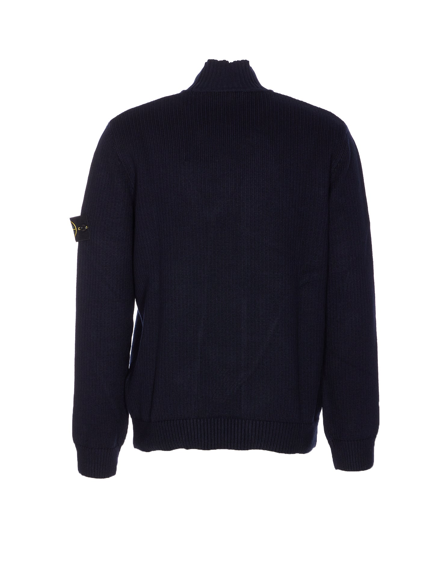 Stone Island Sweaters Blue Cotton