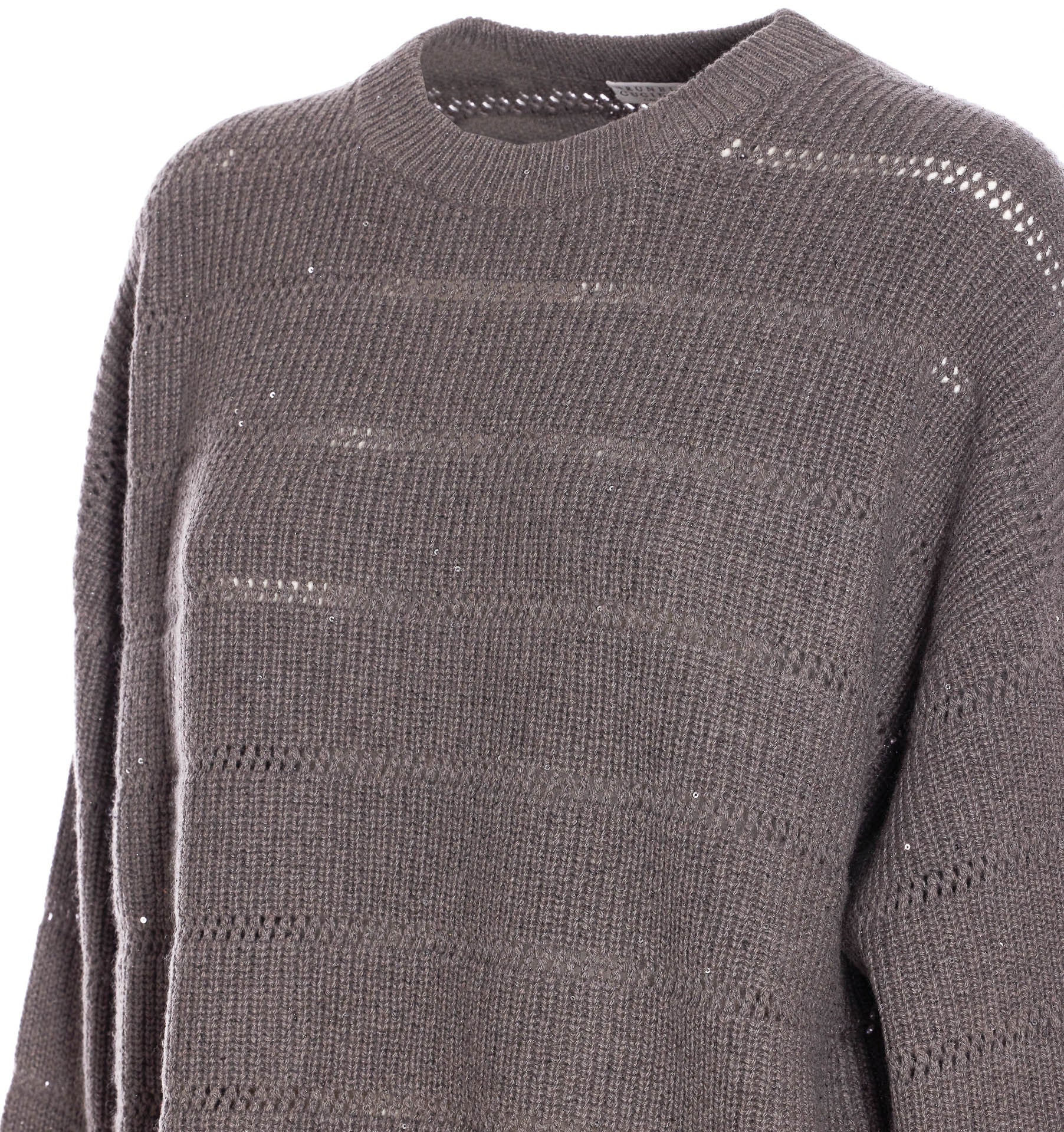 Brunello Cucinelli Sweaters Grey Cashmere