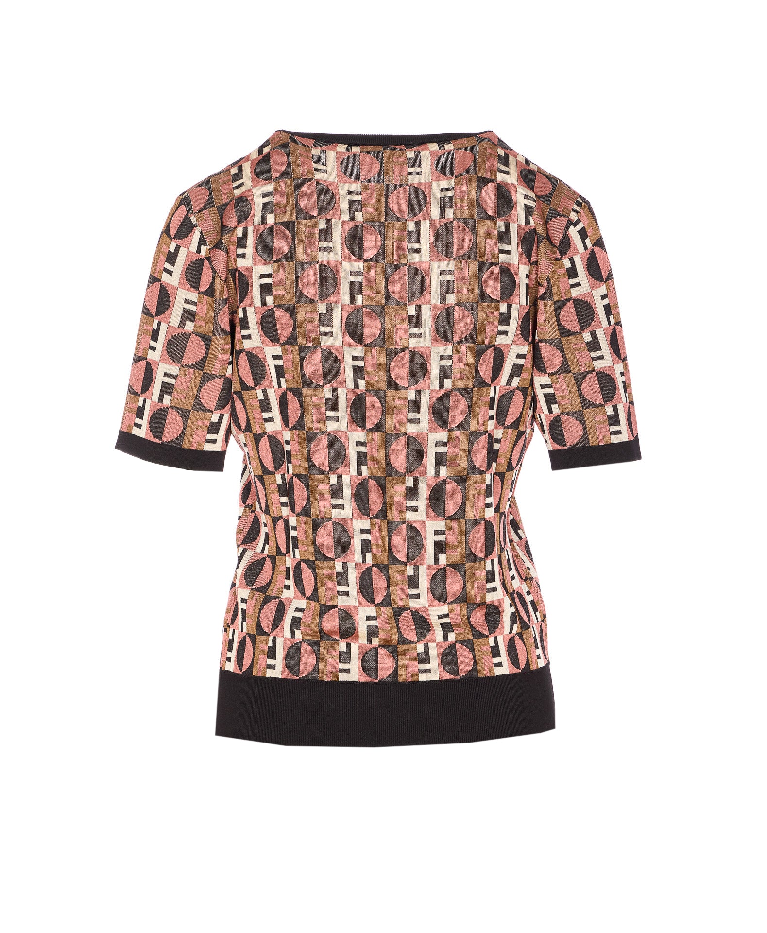 Fendi T-Shirts And Polos Pink Viscose