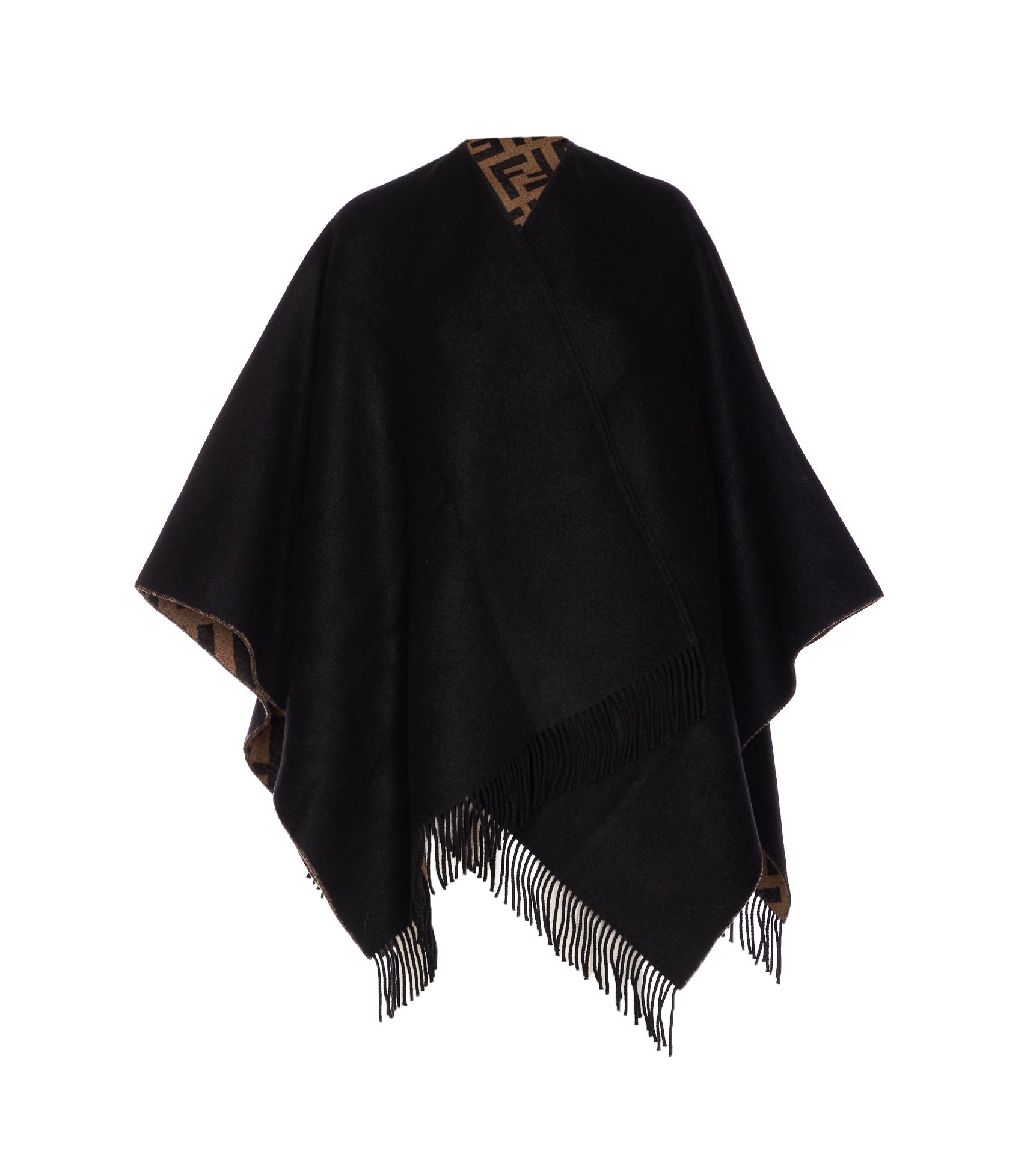 Fendi Jackets Black Wool