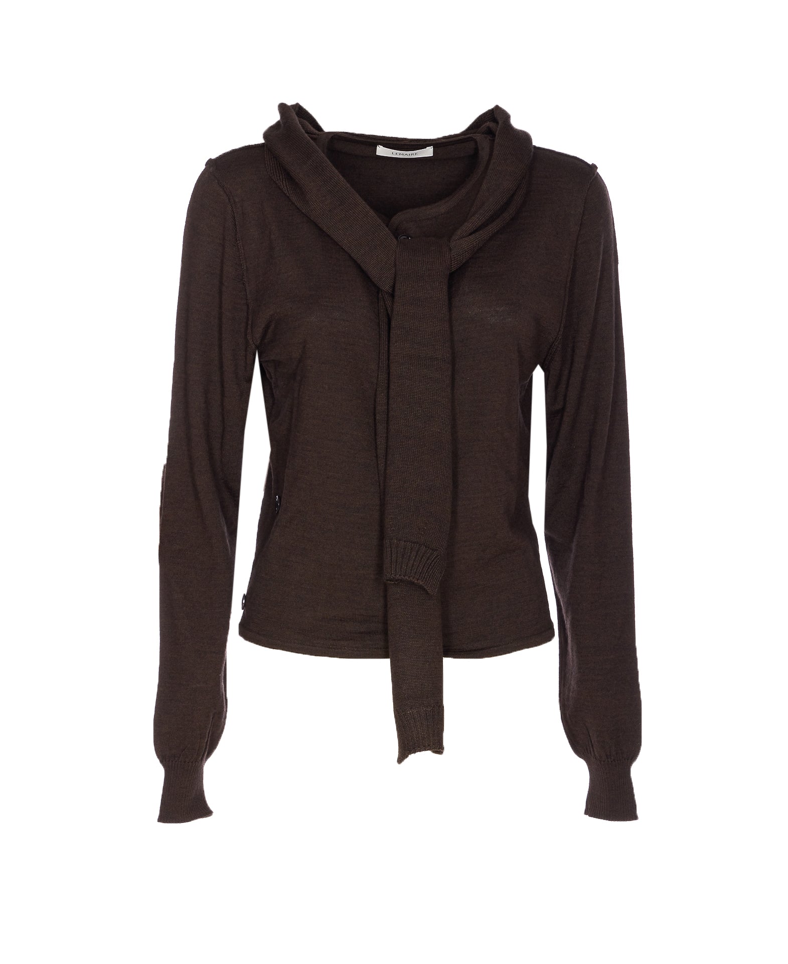 Lemaire Sweaters Brown Acrylic